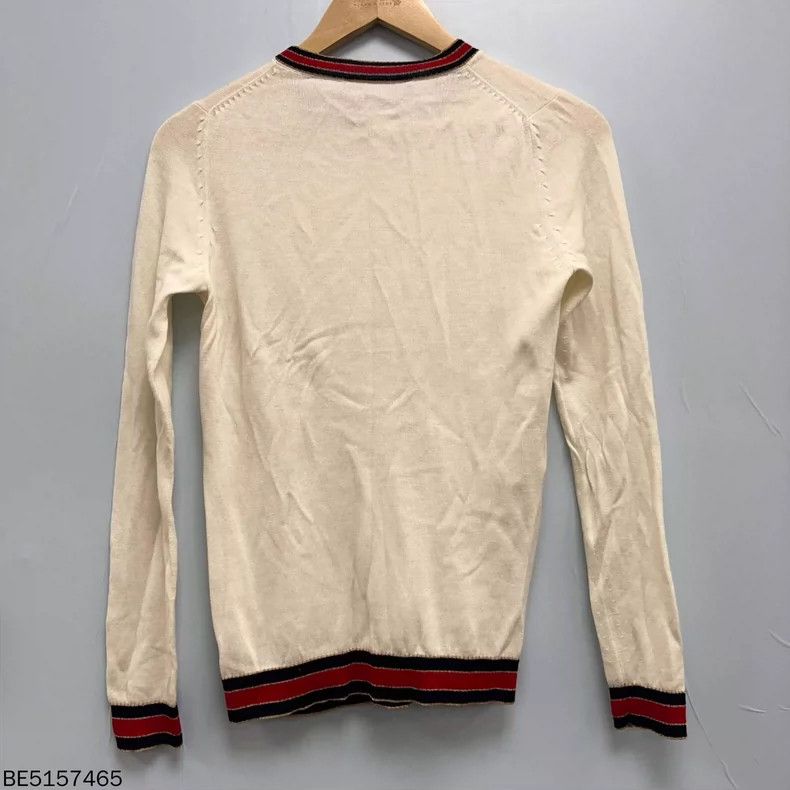 Gucci Gucci White wool knitted long sleeves 2506-Nextarrow Size ONE SIZE - 2 Thumbnail