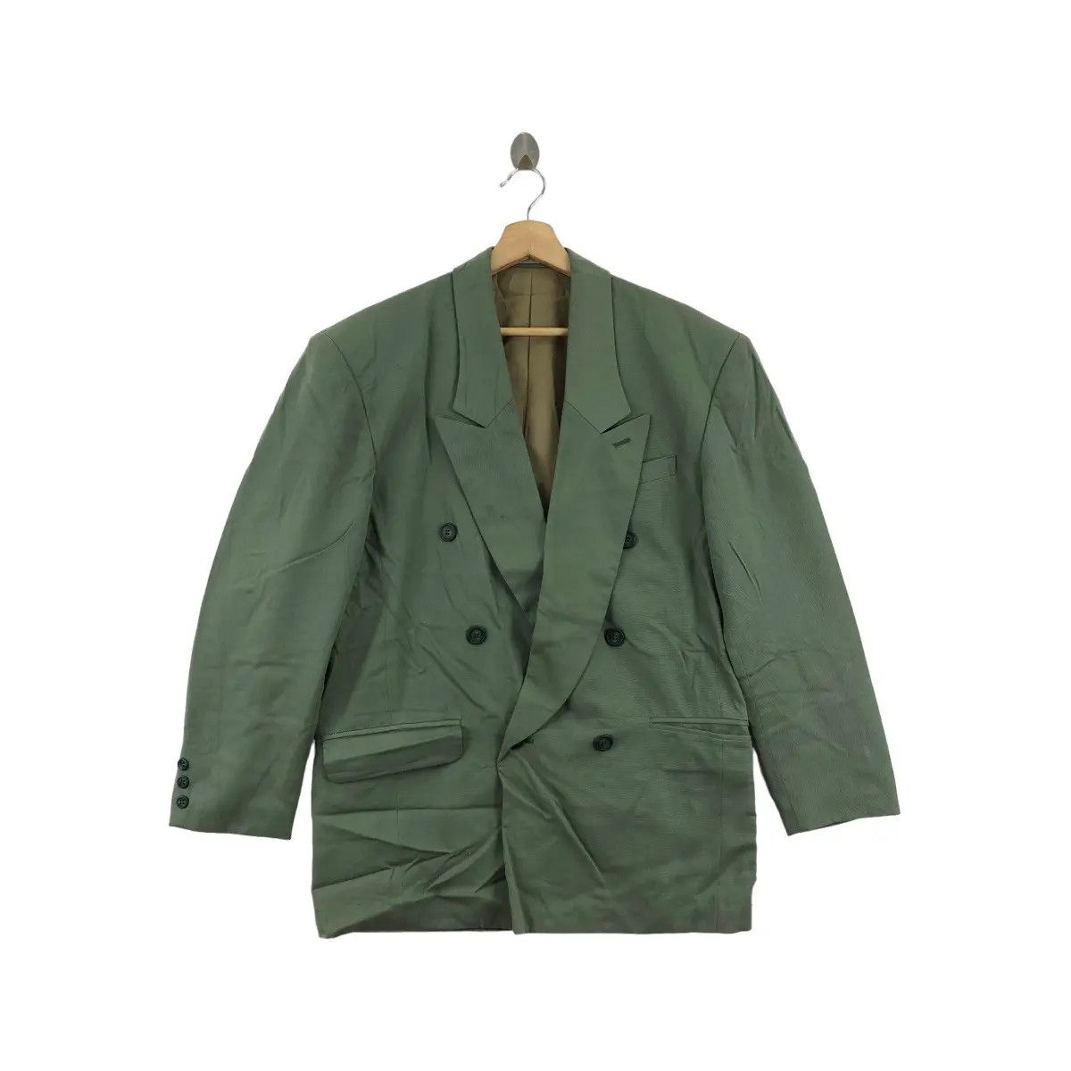 Vintage Vintage YA KURAUDO JAPAN Designer Double Breasted Blazer Size 42R - 1 Thumbnail