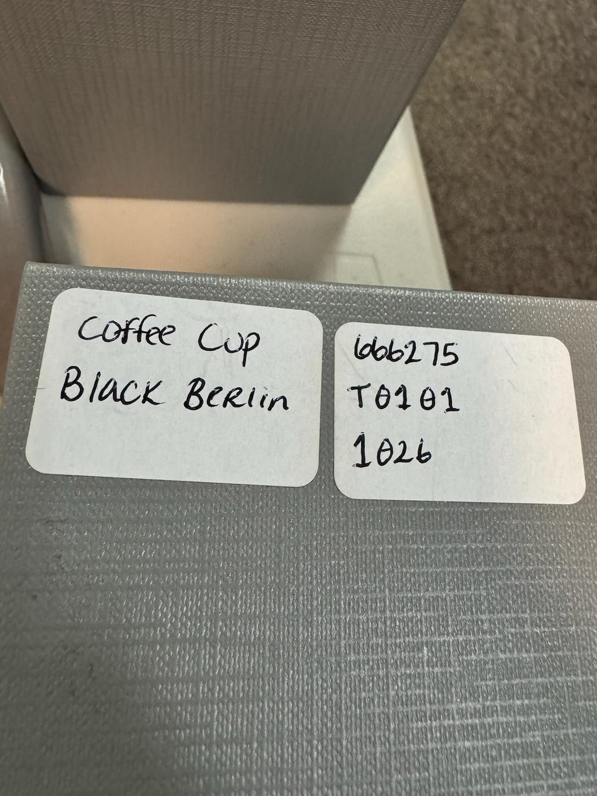 Balenciaga o1rshd1 Q:3 / Size:OS/ Berlin Porcelain Coffee Cup Mug Black Size ONE SIZE - 16 Thumbnail
