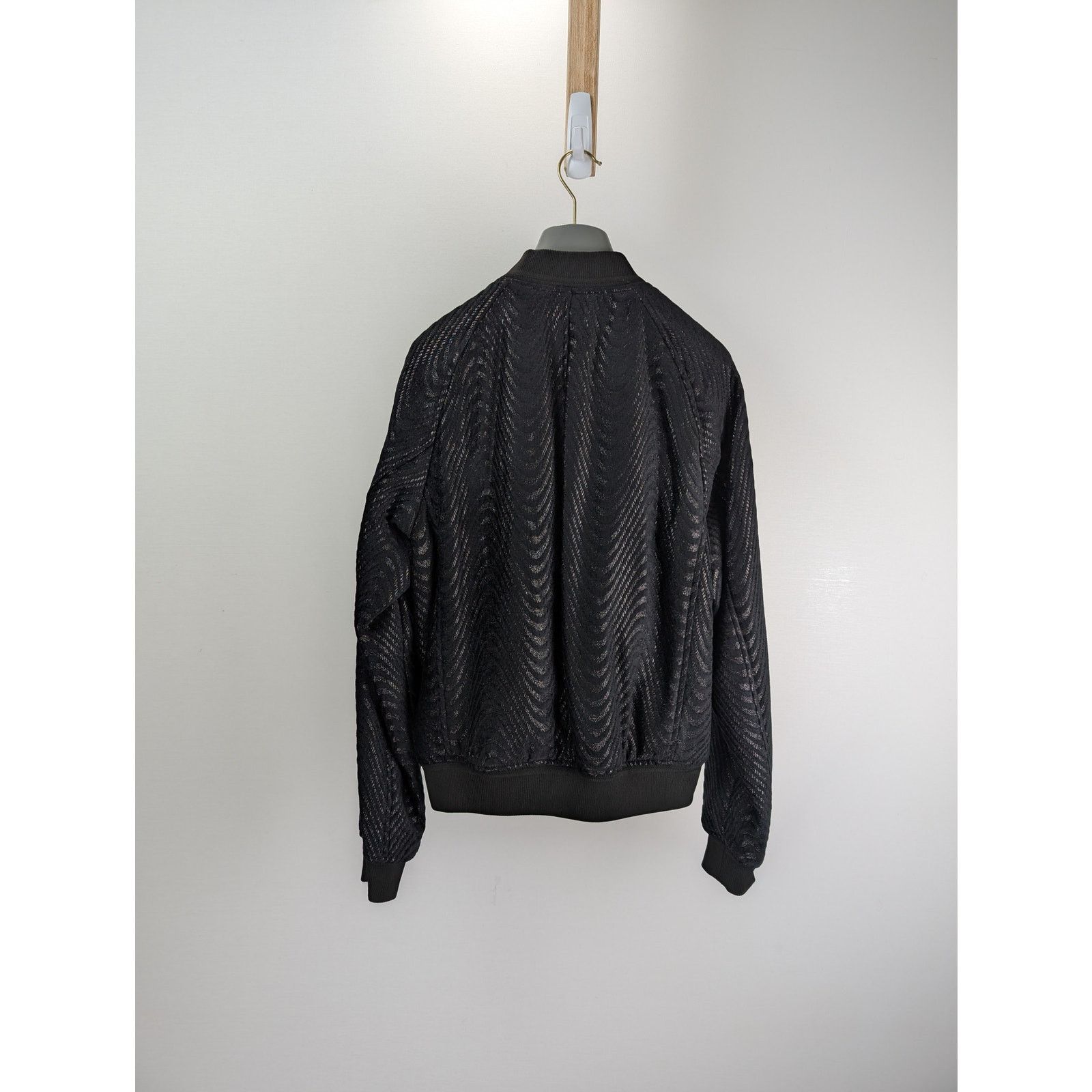 Tom Ford o1rshd1 Wave Jacquard Bomber Jacket in black 48 Size US M / EU 48-50 / 2 - 10 Thumbnail