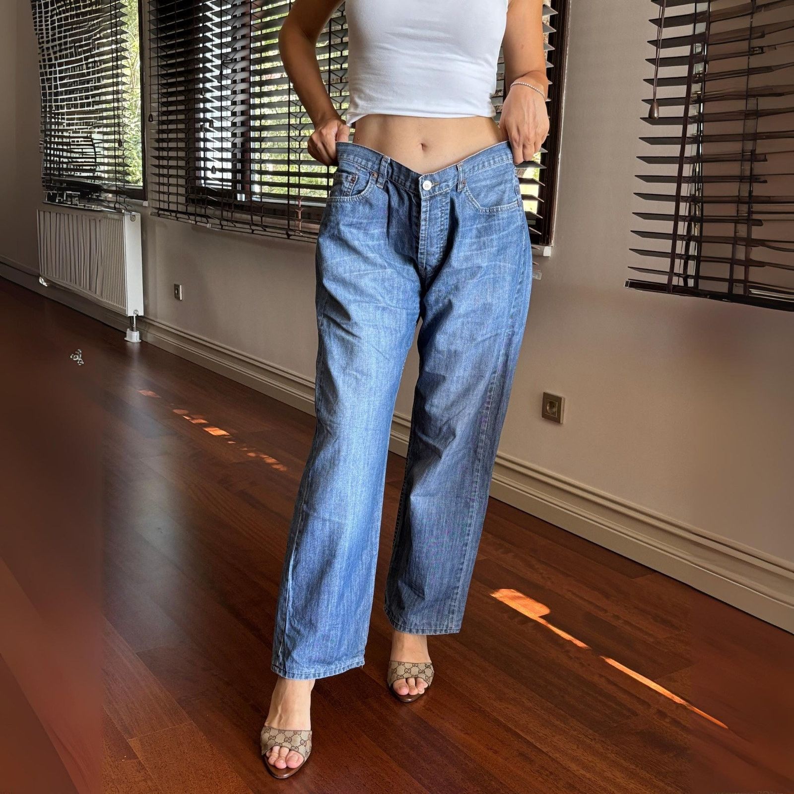 Levi's Levi’s 501 USA 1996 Light Wash Jeans W38 L34 Button Fly Rare Size US 38 / EU 54 - 1 Thumbnail