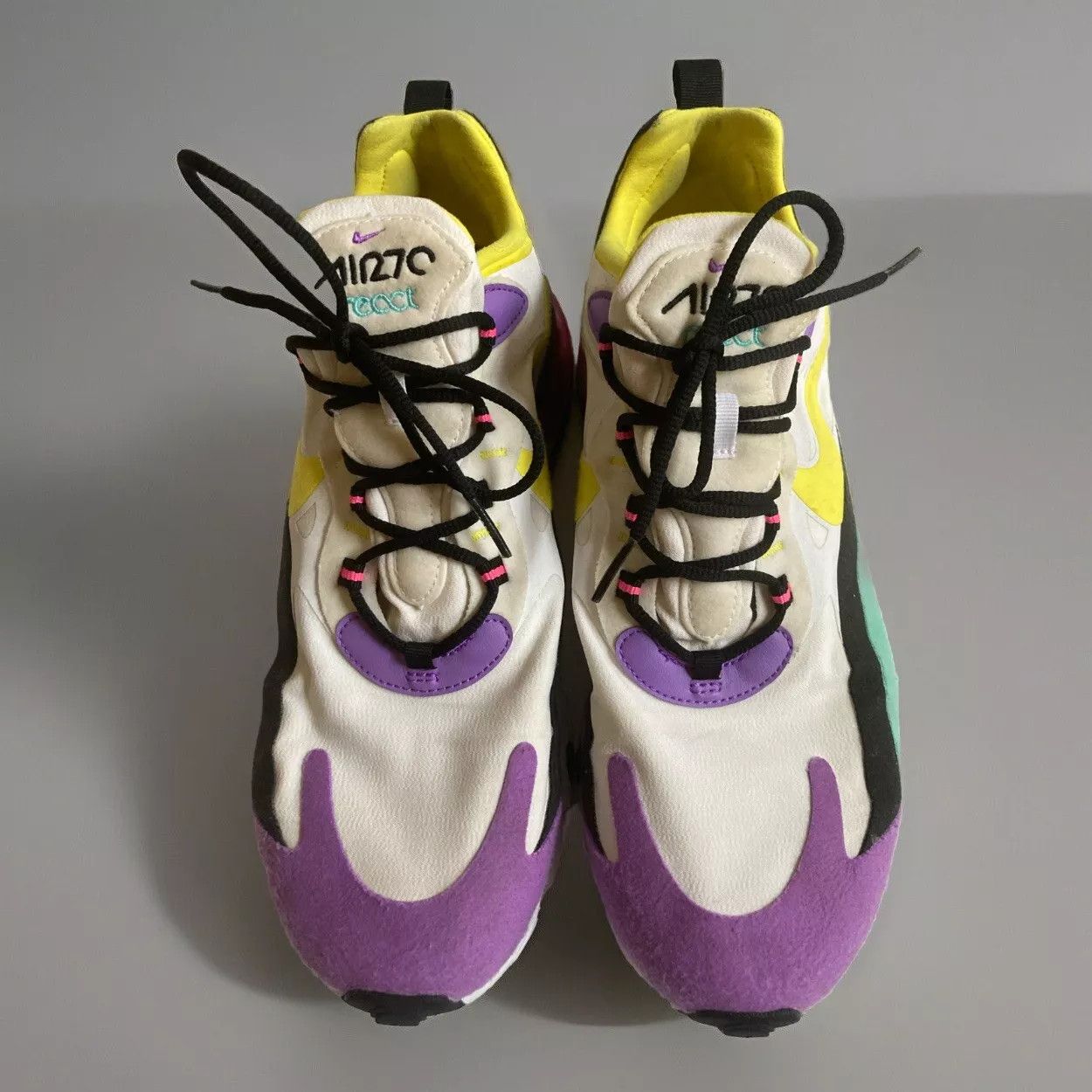 NIKE AIR MAX 270 REACT AT6174-001 Geometric Abstract
