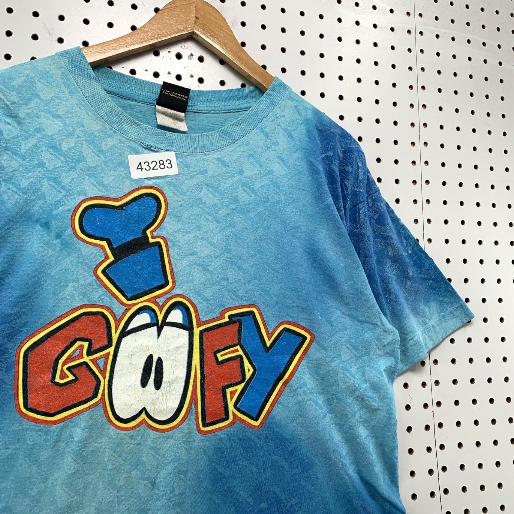 Mickey Unlimited VTG Disney Goofy Mickey Unlimited Shirt Men L Blue Tie Dye Graphic Print 1990s 90s Mens T-Shirt Size US L / EU 52-54 / 3 - 3 Thumbnail