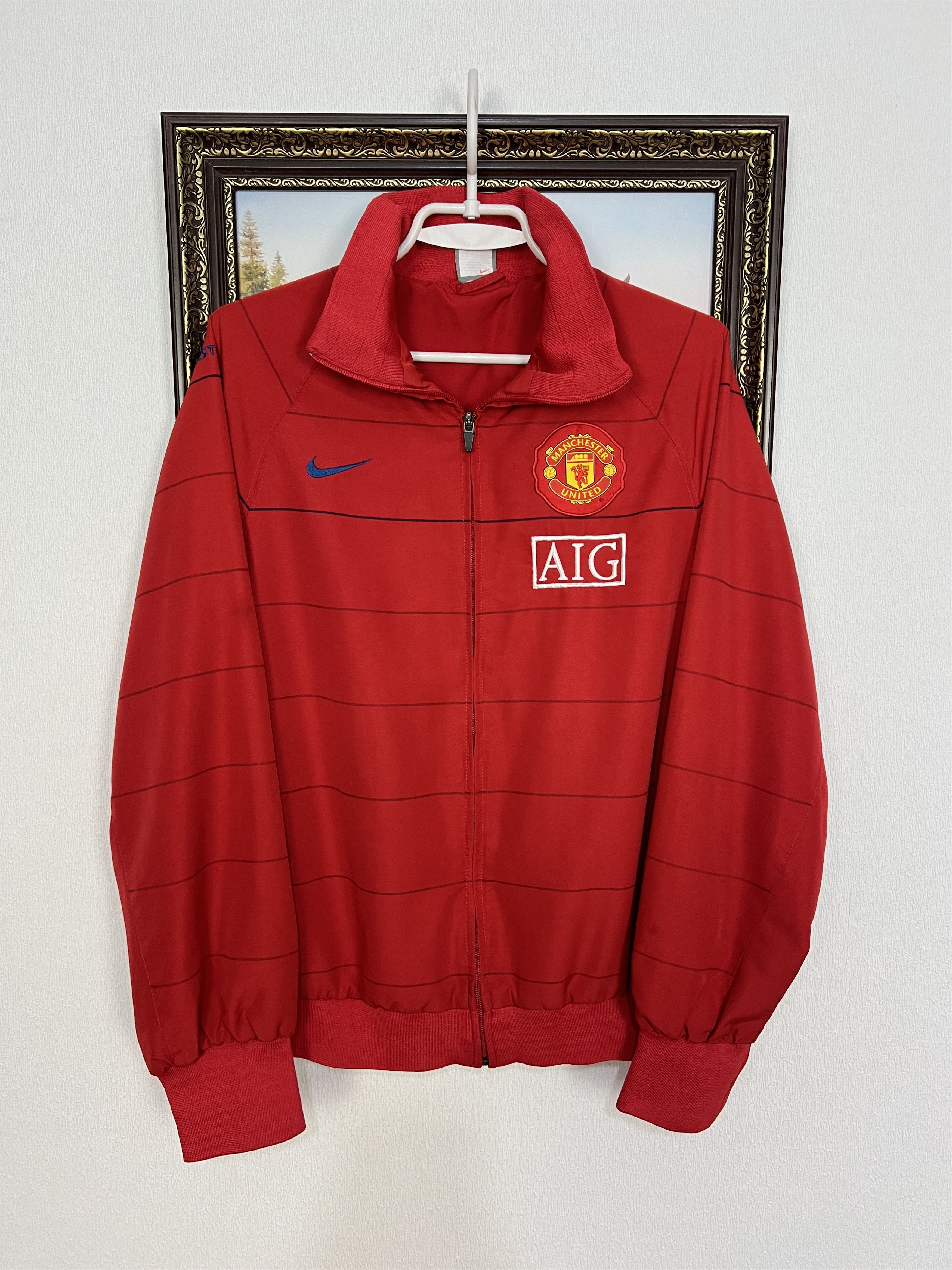 Nike Manchester United Football Jacket Soccer Track Top Zip Size US M / EU 48-50 / 2 - 1 Thumbnail