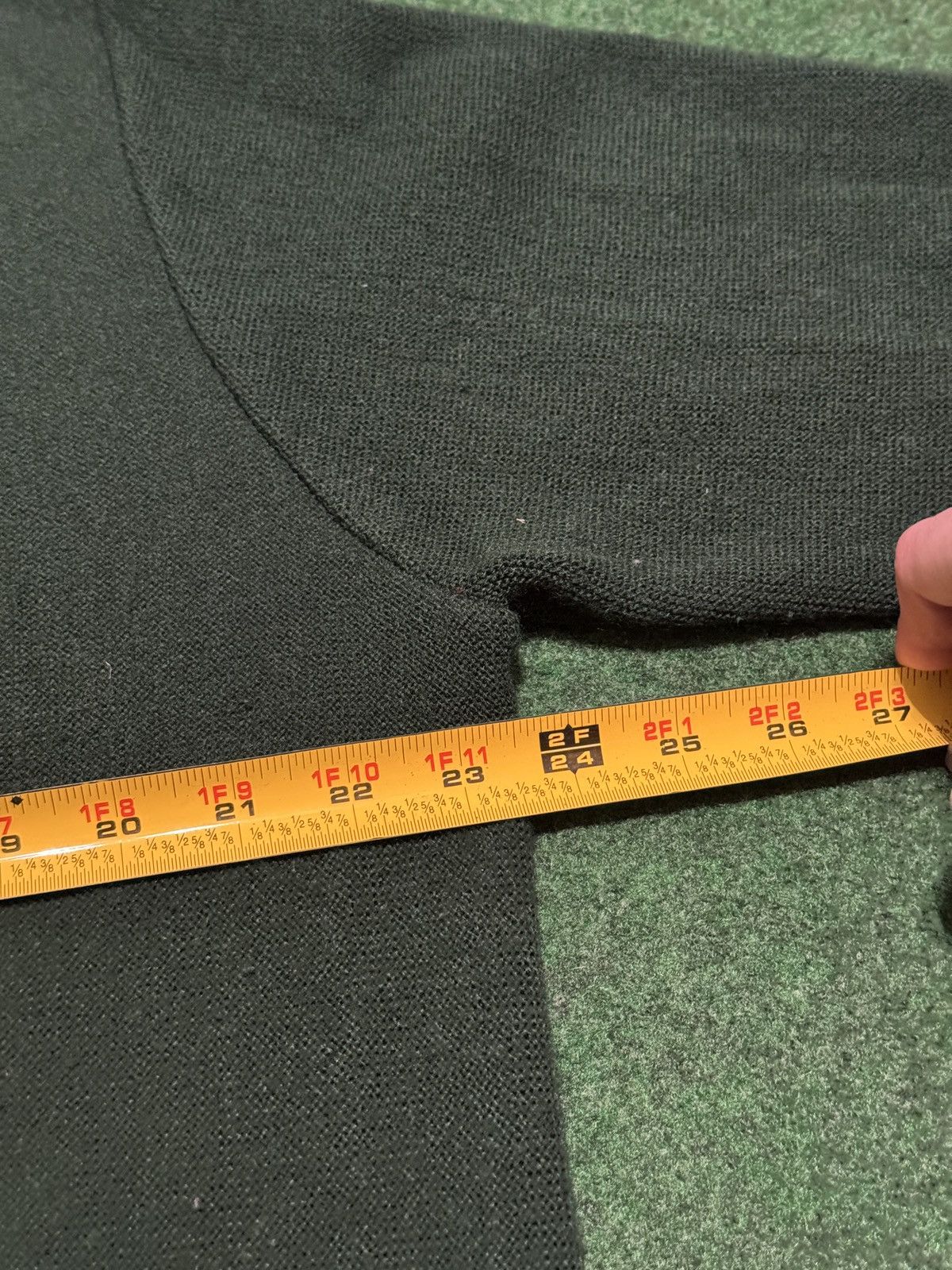 Van Heusen Vintage Van Heusen Pine Large Cardigan Lrg 70s Sweater Size US L / EU 52-54 / 3 - 5 Thumbnail