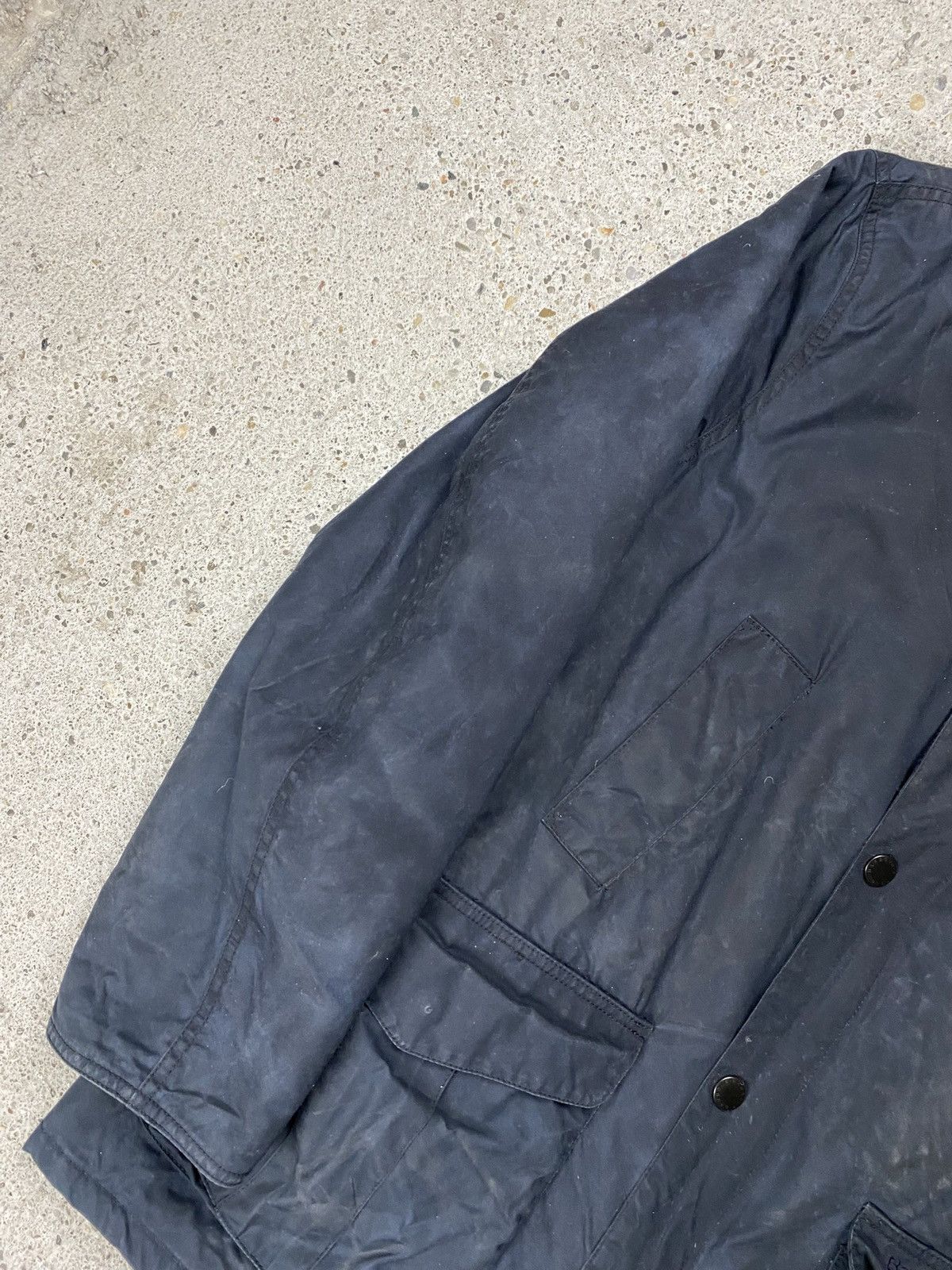 Barbour Barbour trench jacket coat navy waxed Size US XL / EU 56 / 4 - 2 Thumbnail