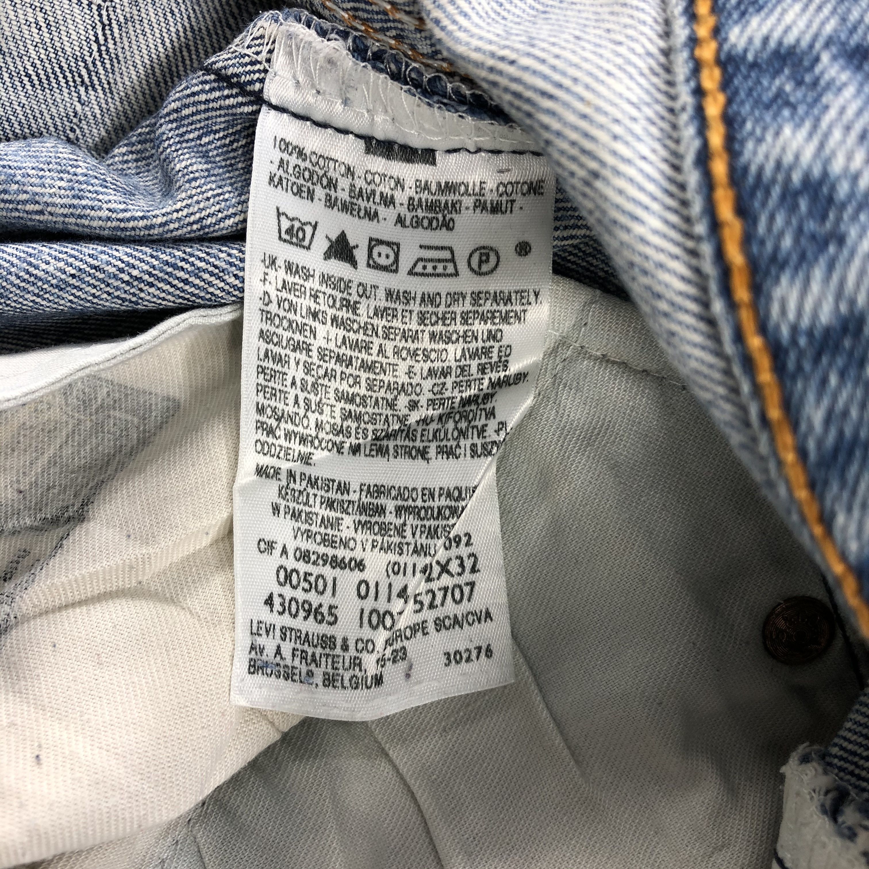 Levi's Vintage Levis 501 Jeans-JM965 Size US 31 - 9 Thumbnail