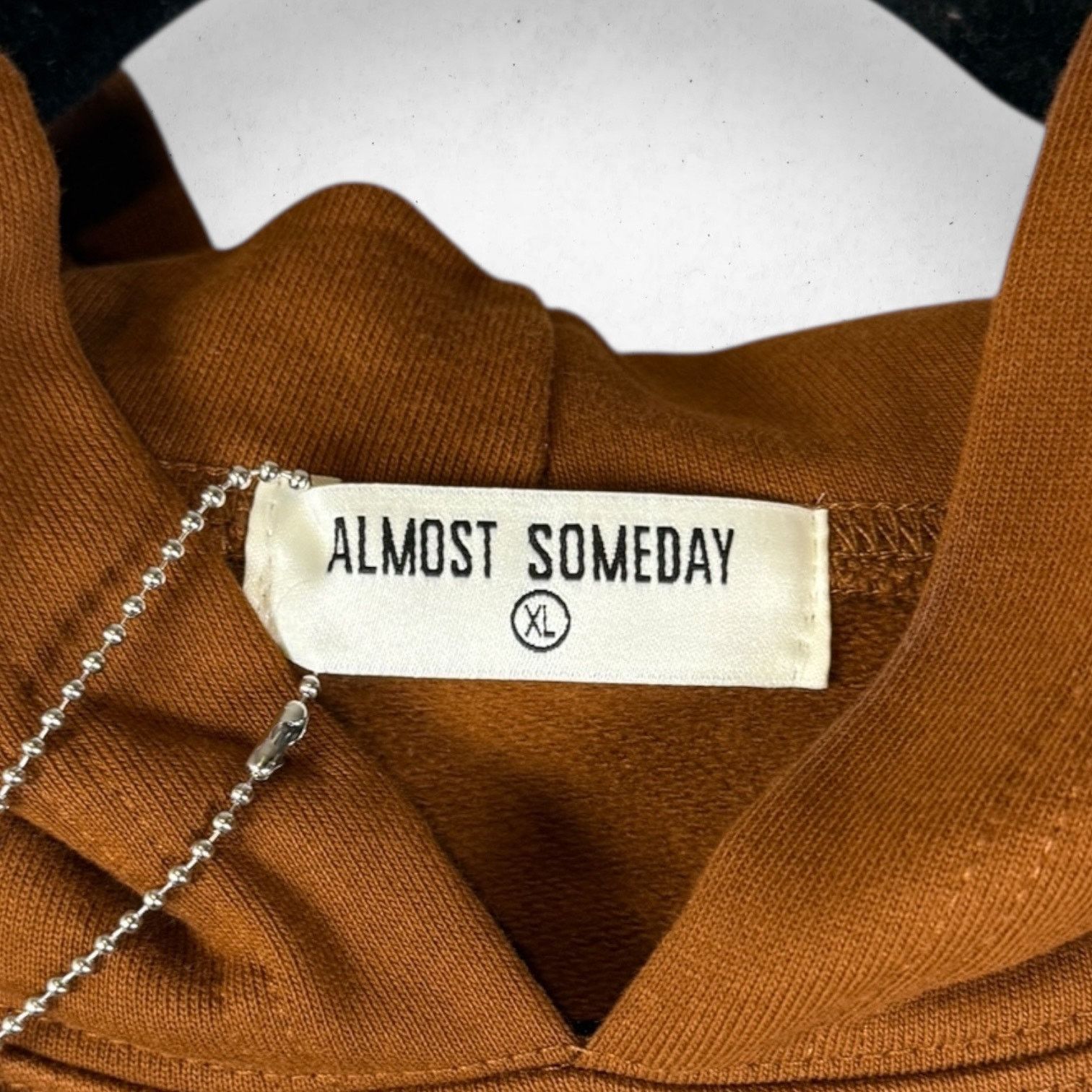 Other Almost Someday Brown Hoodie Men's XL 100% Cotton NWT Size US XL / EU 56 / 4 - 3 Thumbnail