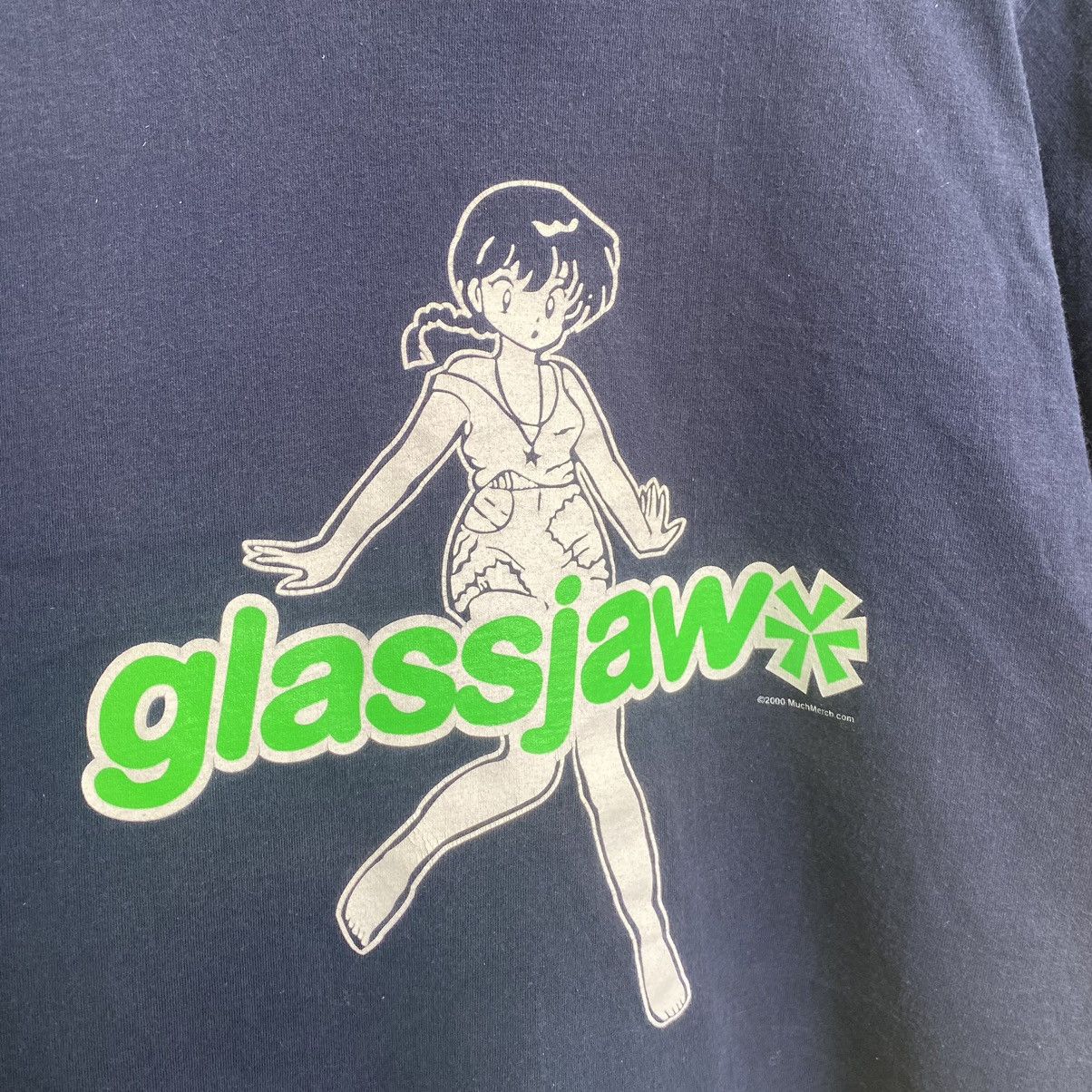 Band Tees Vintage Faded 2000s Glassjaw Ranma Post Hardcore Band Tshirt Size US M / EU 48-50 / 2 - 3 Thumbnail