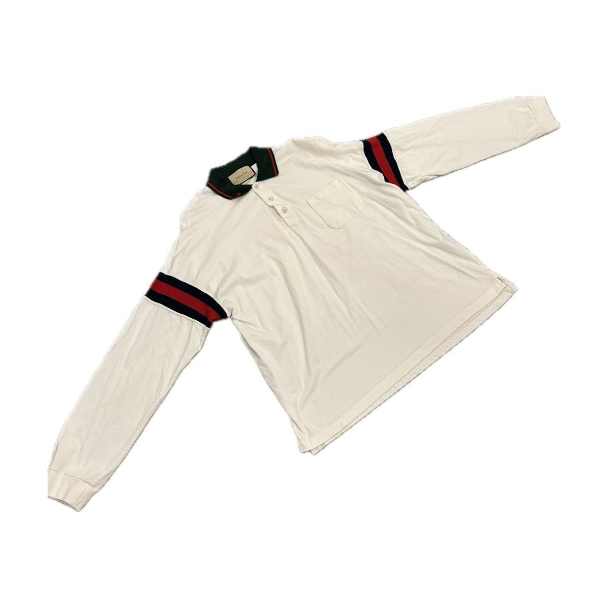 image of Gucci Polo Shirt in White, Men's (Size 2XL)