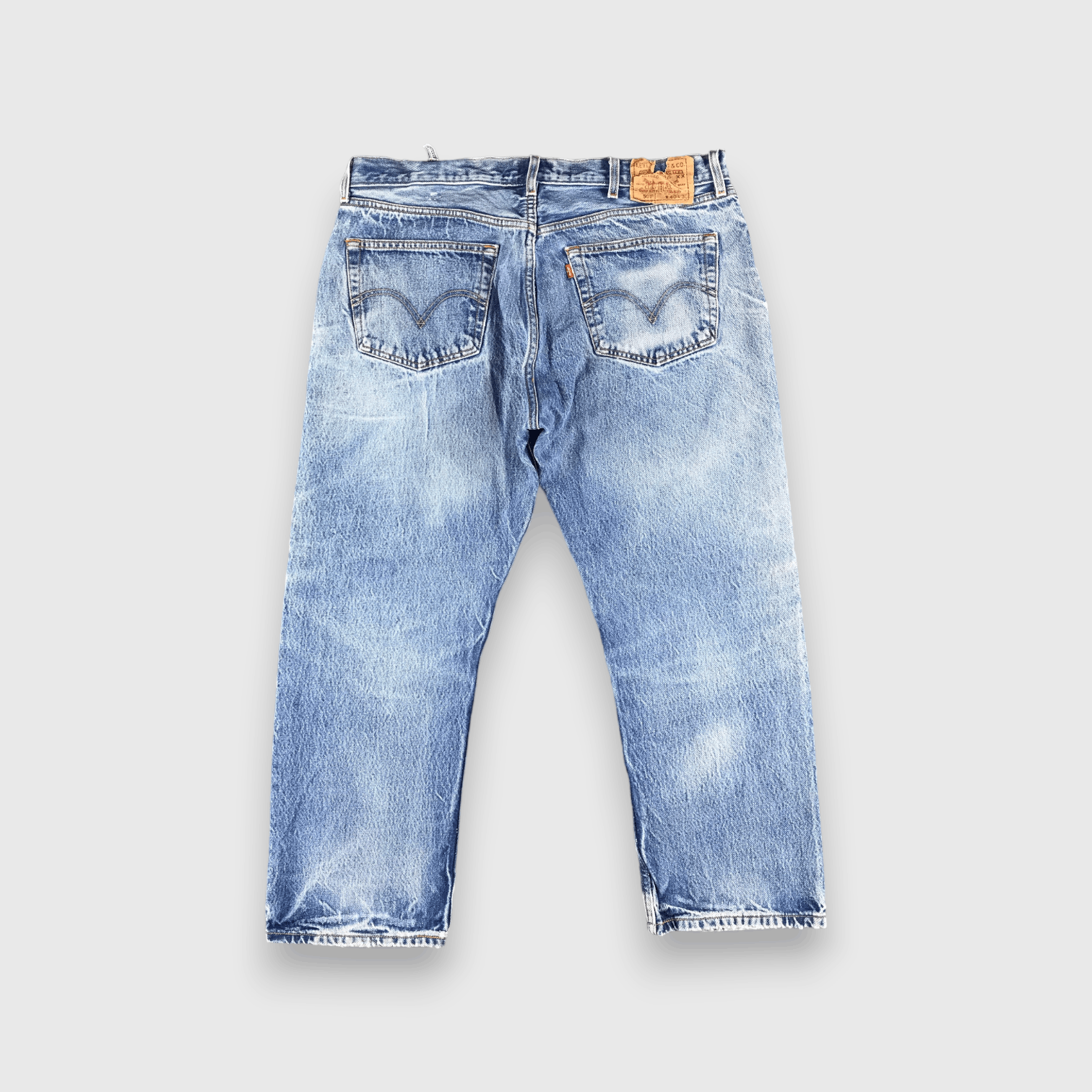 Levi's Vintage Blue Wash Levis 501 Jeans-J2594 Size US 39 - 2 Thumbnail