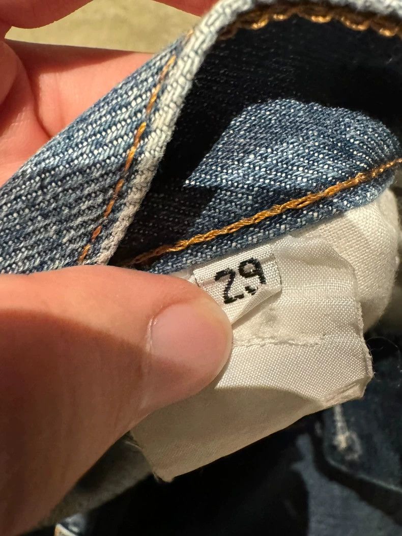 Helmut Lang HELMUT LANG Wash cat whiskers blue cattle Size 29" - 8 Thumbnail
