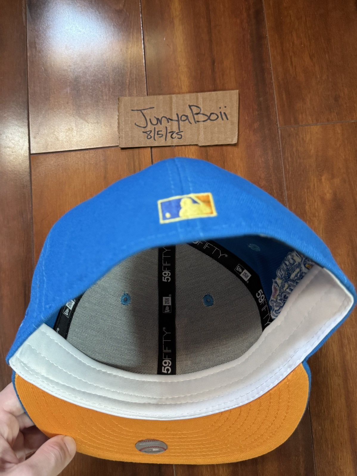 Hat Club Size 7 LA Dodgers 100th Anniversary Patch Daybreakers Fitted Size ONE SIZE - 5 Thumbnail