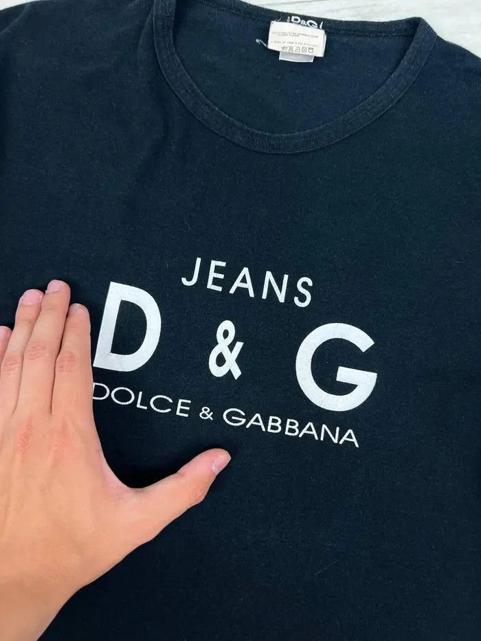Dolce & Gabbana Vintage Dolce Gabbana Big Logo T Shirt Size US XL / EU 56 / 4 - 8 Thumbnail