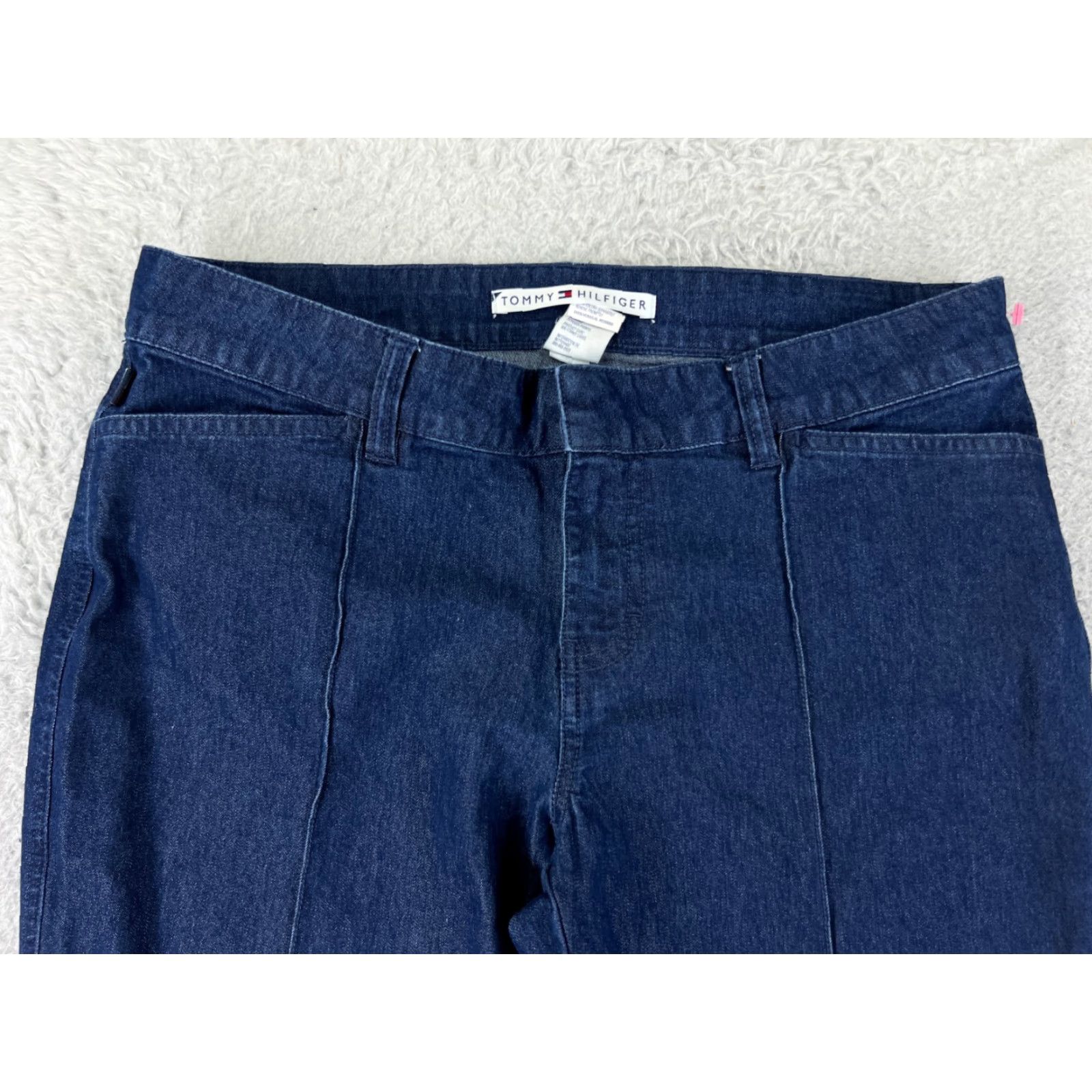 Tommy Hilfiger Tommy Hilfiger Jeans Women 4 Blue Denim Flared Low Rise Cotton Blend Vintage No Size 27" / US 4 / IT 40 - 6 Thumbnail