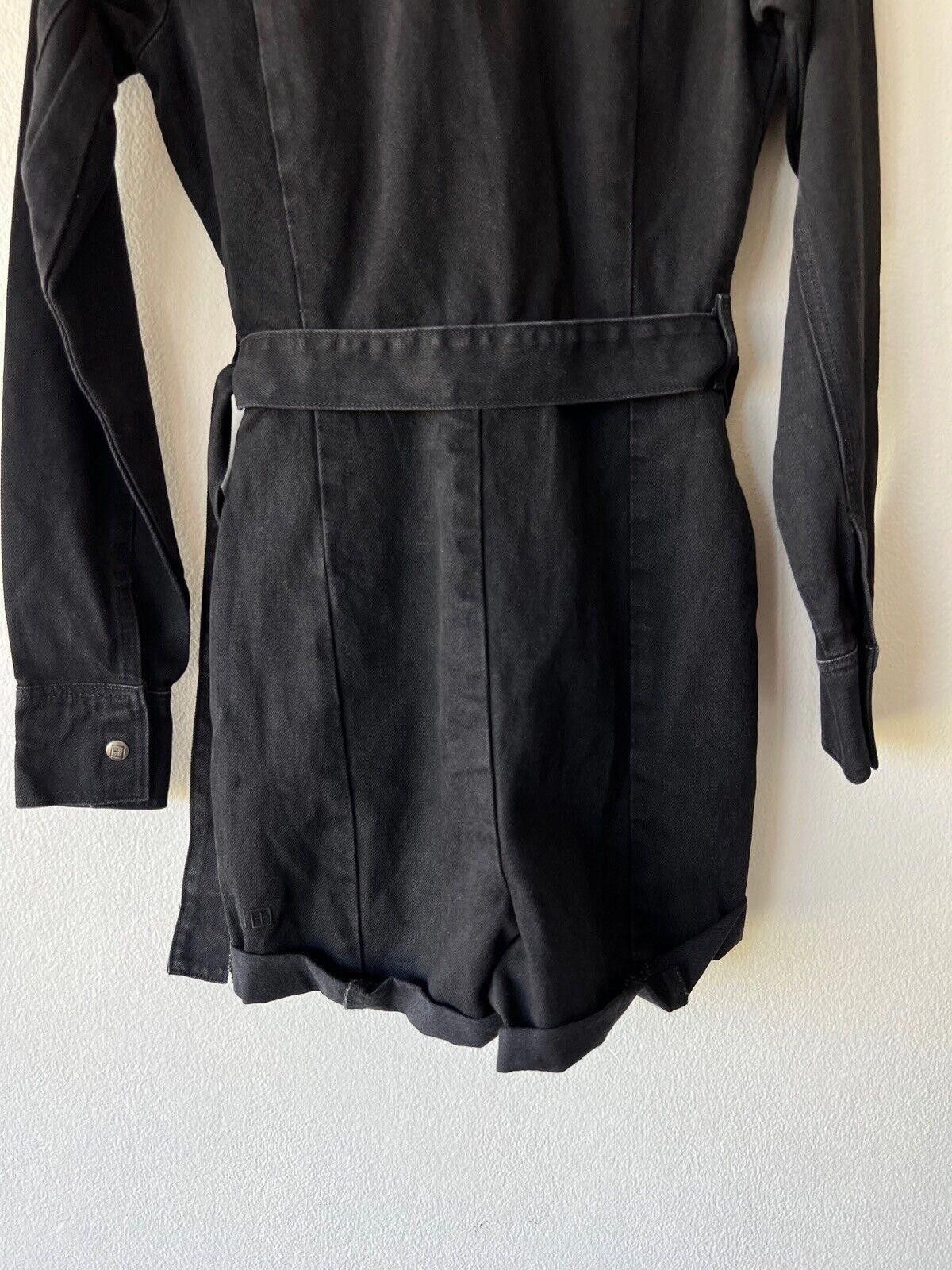 Ksubi new Ksubi dress overalls hazard top extra small xs 6 black Size 26" / US 2 / IT 38 - 8 Thumbnail