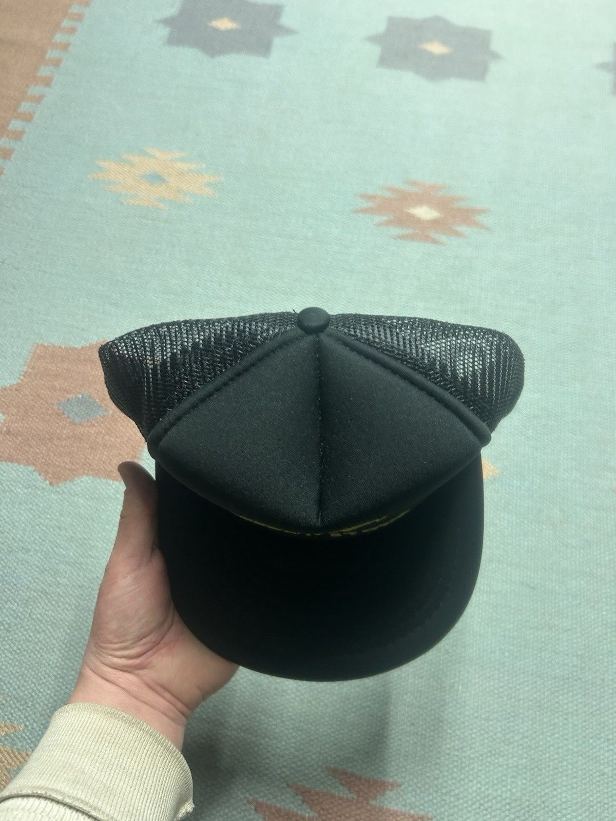 Vintage Vtg trucker hat mesh operation desert storm black snapback Size ONE SIZE - 3 Thumbnail