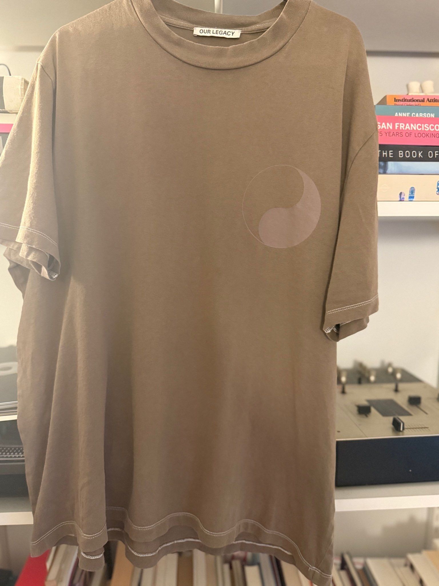 Satisfy × OUR LEGACY WORKSHOP ロンT Mサイズ Our Legacy - Satisfy Light 70s Long Tee Black Pigment