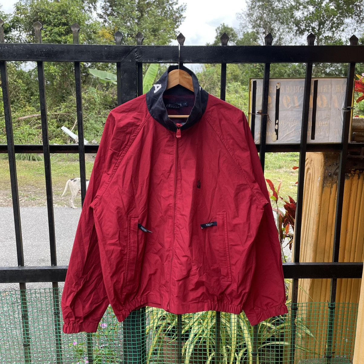 Nautica 🔥Vintage Nautica Full Zipper Windbreaker Light Jacket Size US L / EU 52-54 / 3 - 4 Thumbnail