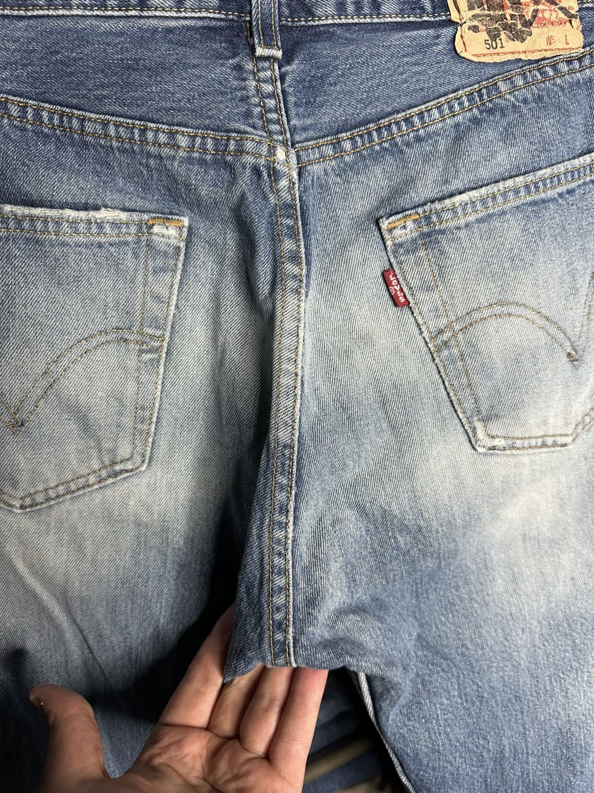 Levi's Levi’s 501 LTD Edition Distressed Denim Jeans Size 34x32 Size US 34 / EU 50 - 15 Thumbnail