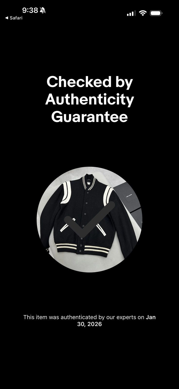 Saint Laurent Paris Saint Laurent Teddy Jacket Black Ivory Size 44 Authenticated Size US S / EU 44-46 / 1 - 12 Thumbnail