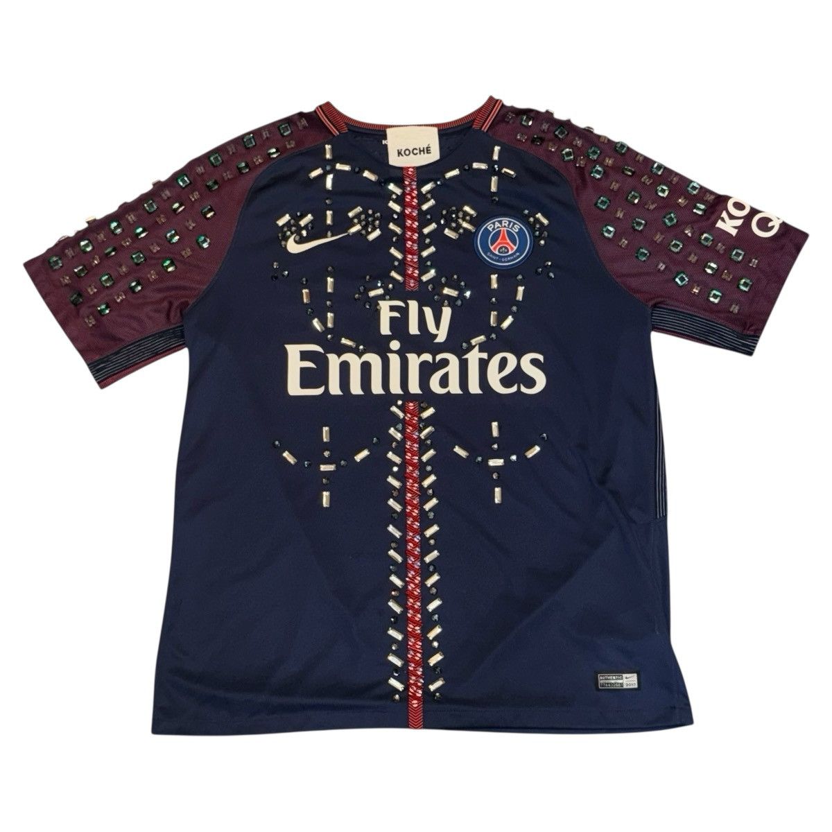 Other KOCHE 2018SS Look 32 PSG Crystal Bijoux Game Shirt Size US XL / EU 56 / 4 - 1 Thumbnail