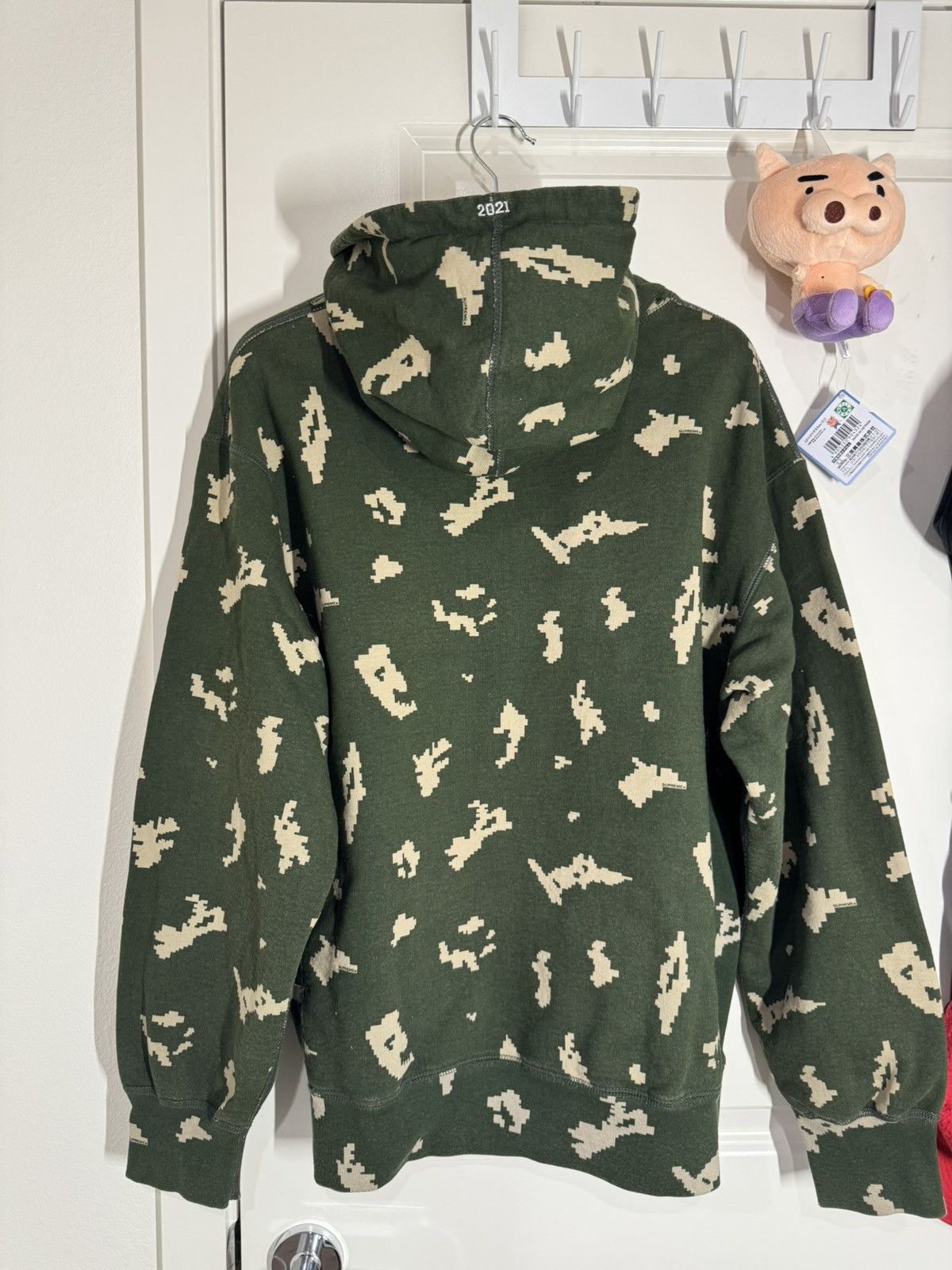 Supreme Box Logo Hooded Sweatshirt Olive Russian Camo FW21 Size US L / EU 52-54 / 3 - 2 Thumbnail