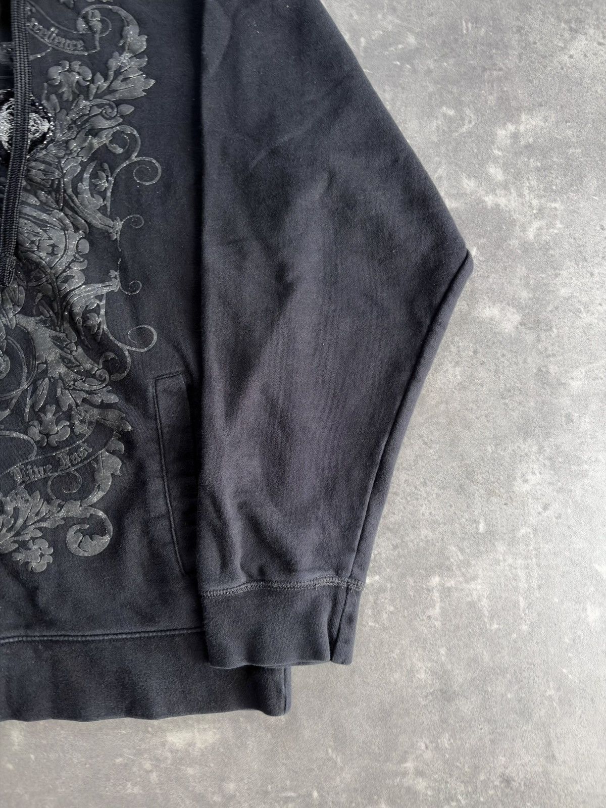 Avirex Avirex Rare Big Cross Baggy Zip Hoodie XXL XL Affliction Size US XXL / EU 58 / 5 - 5 Thumbnail