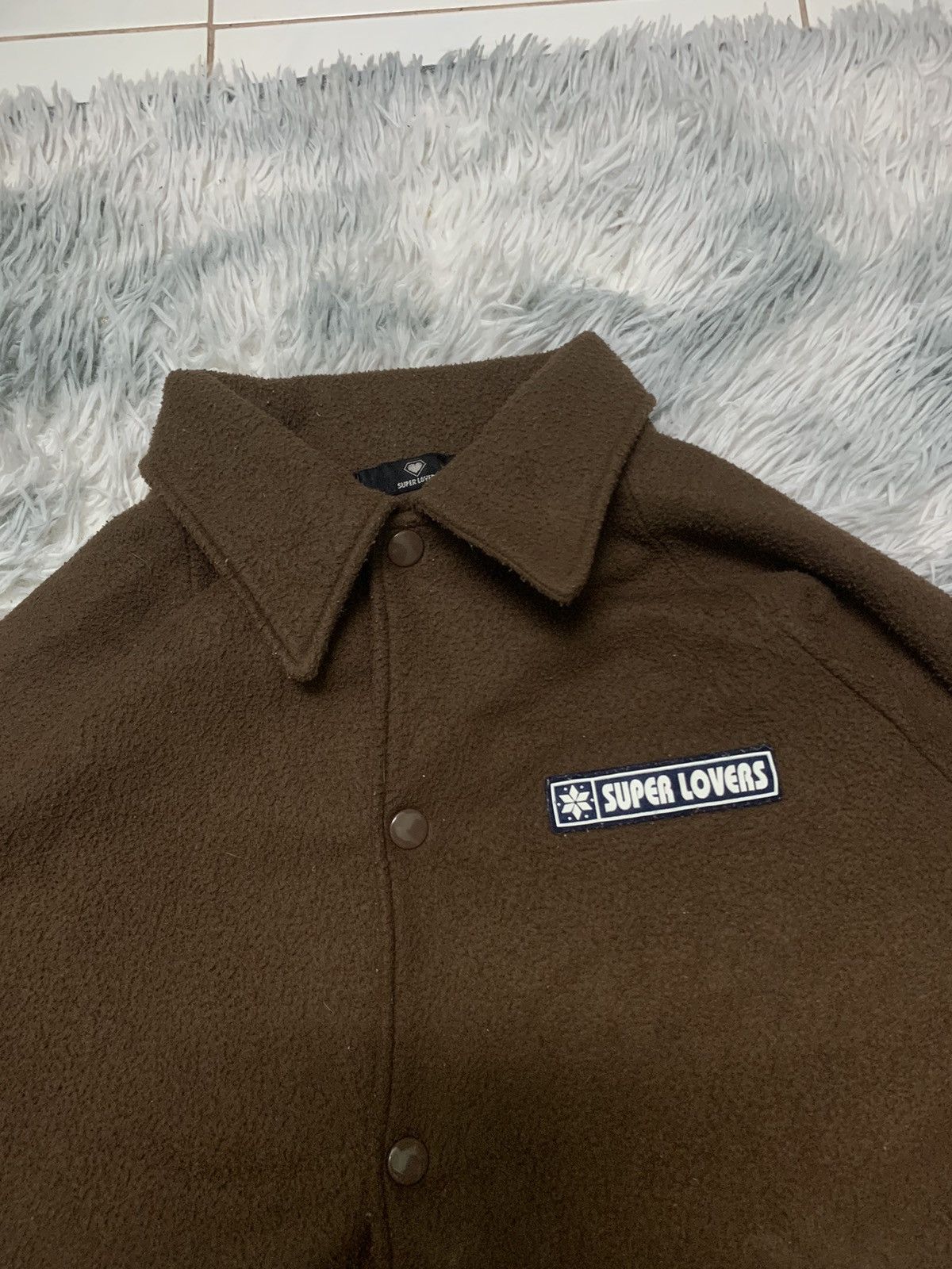 Super Lovers 90s SUPER LOVERS COACH FLEECE JACKET RARE LOGO Size US M / EU 48-50 / 2 - 5 Thumbnail