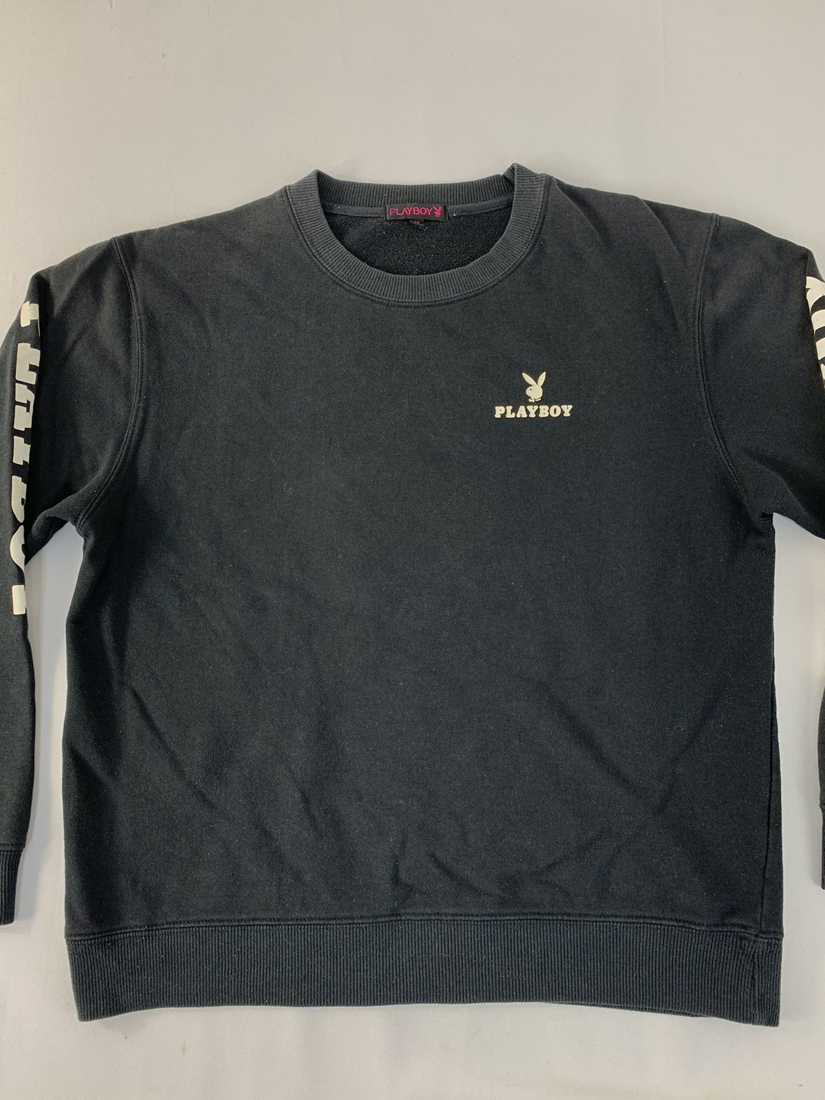 Playboy × Vintage Hype Playboy Crewneck Sweatshirt Big Logo Side Tape Unisex Size US M / EU 48-50 / 2 - 5 Thumbnail
