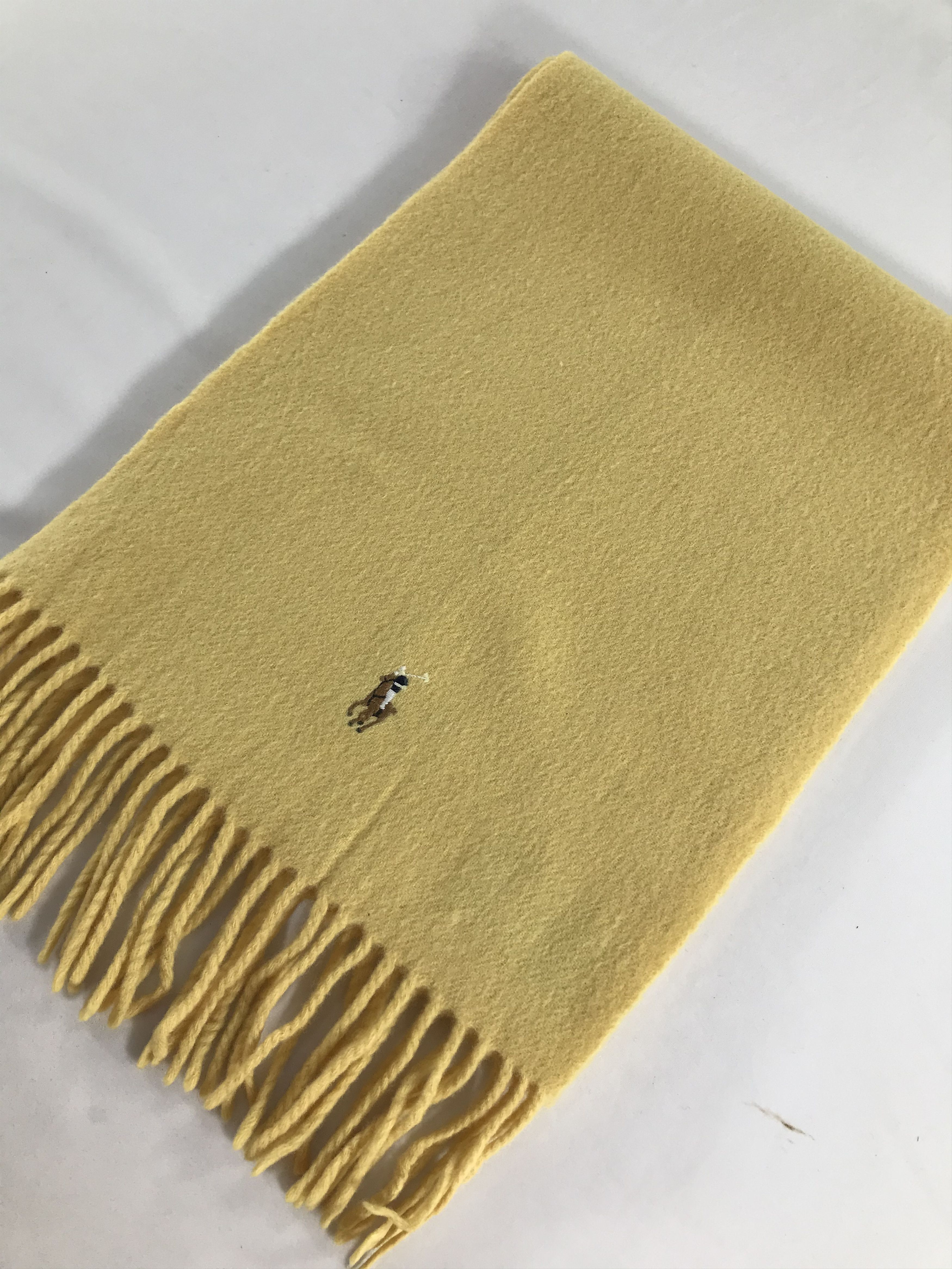 Polo Ralph Lauren Polo Ralph Lauren Plain Wool Scarf Muffler V474 Size ONE SIZE - 3 Thumbnail