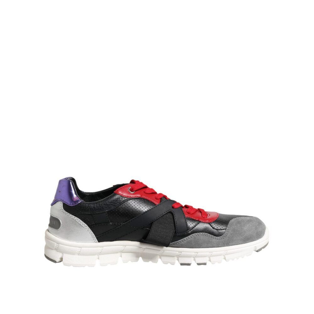 Dolce & Gabbana Dolce & Gabbana Multicolor Lace Up Low Top Men Sneakers Shoe Size US 8 / EU 41 - 7 Thumbnail