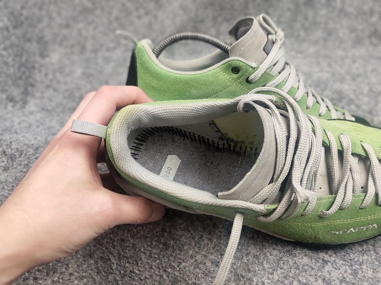 Vibram Scarpa Mojito Sneaker Green Lace Up Leather Walking Shoes Size US 6 / EU 39 - 20 Thumbnail