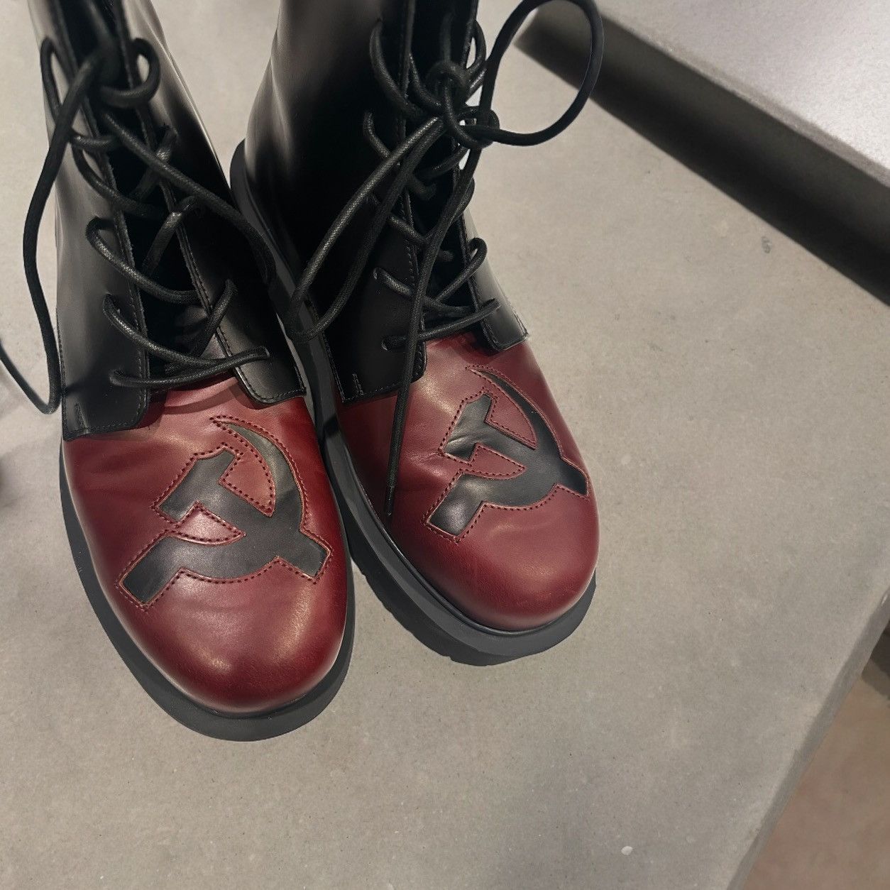 Enfants Riches Deprimes Enfants Riches Deprimes Hammer Sickle & Boots USSR Size US 10 / EU 43 - 2 Thumbnail