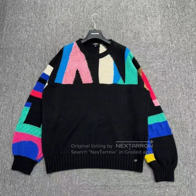Chanel Chanel Egypt geometric pattern jacquard sweater. Size US L / EU 52-54 / 3 - 2 Thumbnail