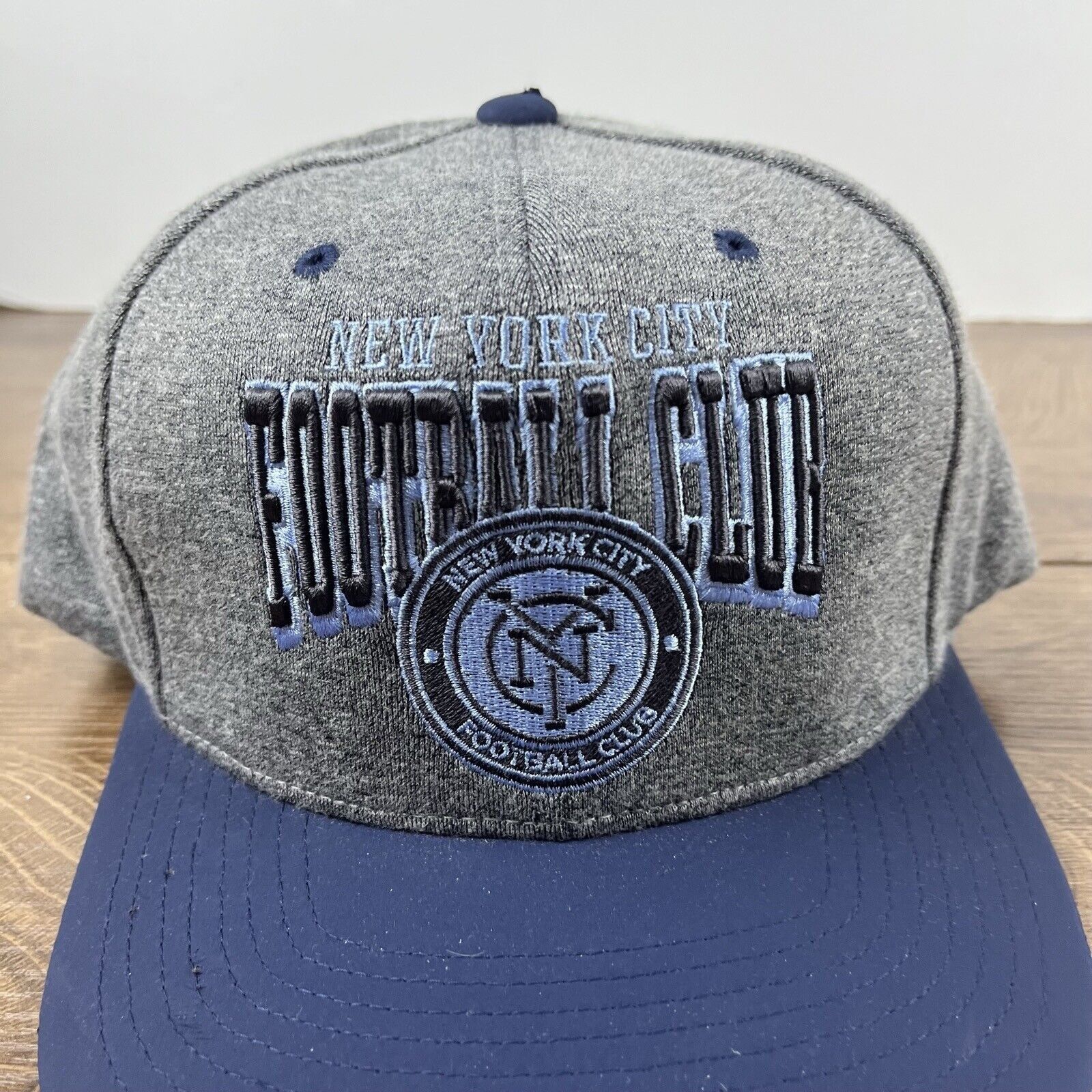 Mitchell & Ness New York City FC Hat Mitchell & Ness Hat Gray Cap Adjustable Size ONE SIZE - 7 Thumbnail