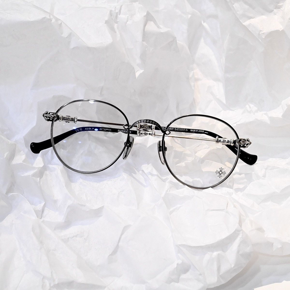 【Chrome Hearts】 Bubba-A Antique Silver Black Plastic Chrome Hearts CHROME HEARTS BUBBA-A Antique Silver-Black