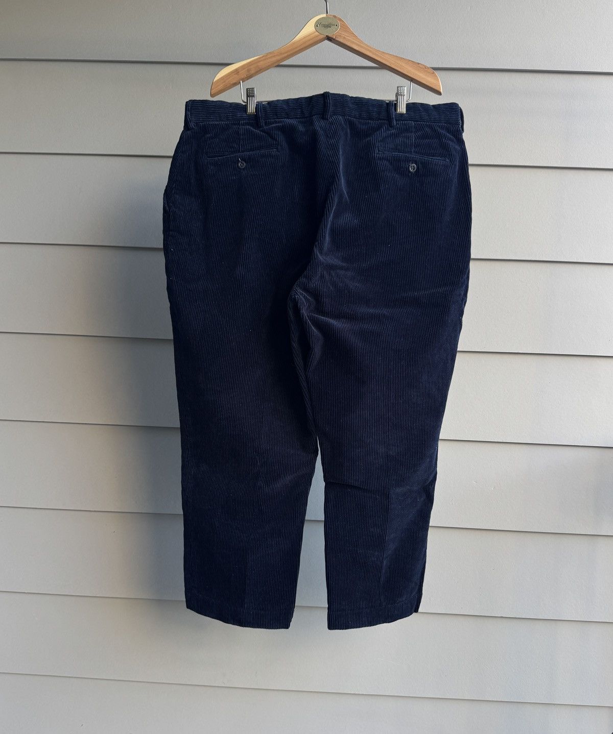 Polo Ralph Lauren Polo Ralph Lauren Pants Corduroy Vintage 90s Grey 40x28 Size US 40 / EU 56 - 2 Thumbnail