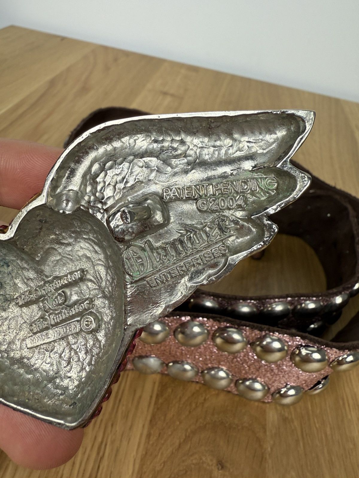 Vintage RARE SISKIYOU BUCKLE VINTAGE HEART BELT OPIUM Y2K STYLE Size 36 - 7 Thumbnail