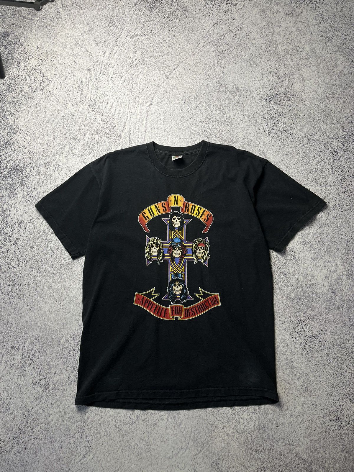 Band Tees GNR Appetite For Distruction Promo Cross T shirt Y2K tee L Size US L / EU 52-54 / 3 - 5 Thumbnail