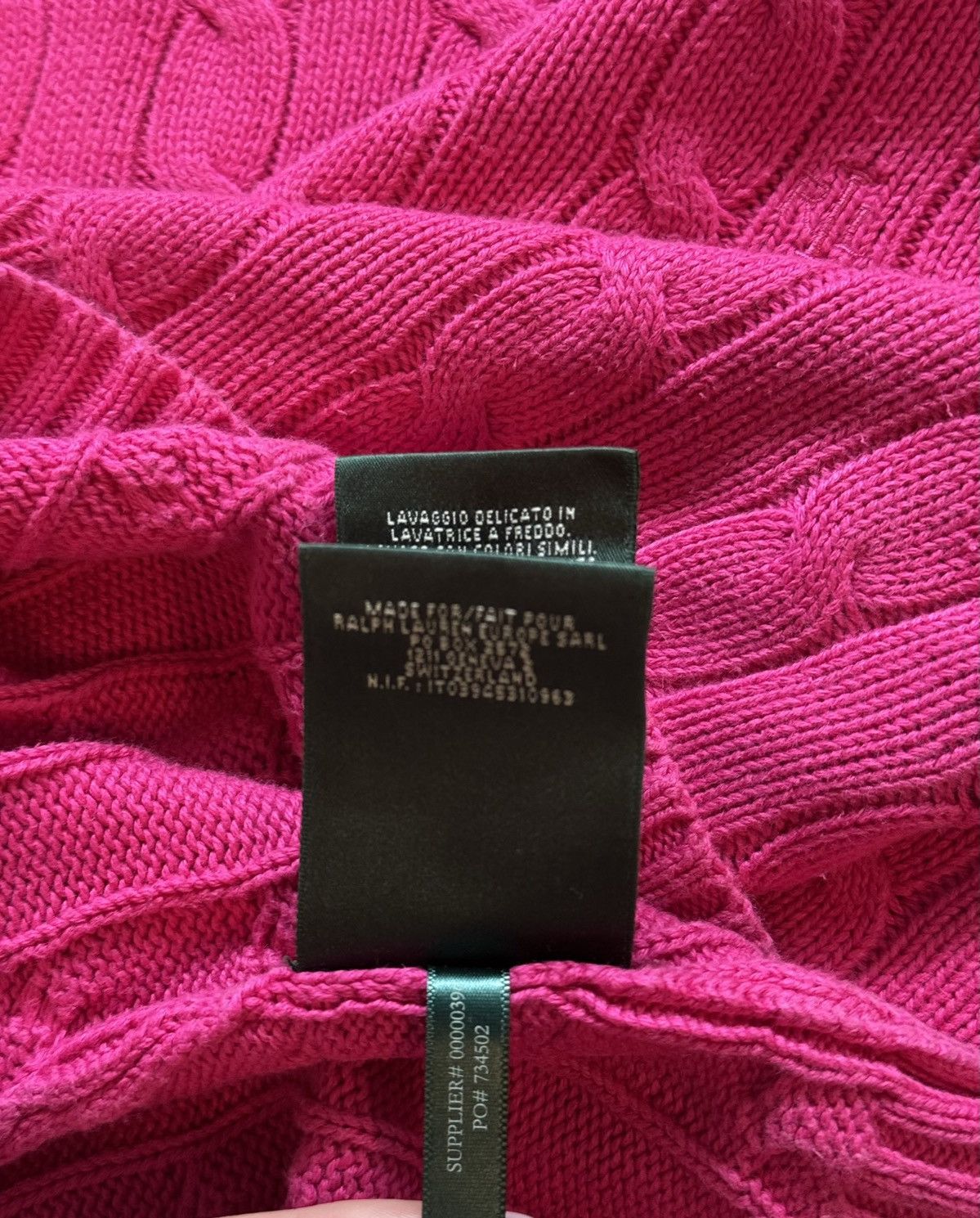 Lauren Ralph Lauren Lauren Ralph Lauren cable knit pullover sweater Size M / US 6-8 / IT 42-44 - 8 Thumbnail