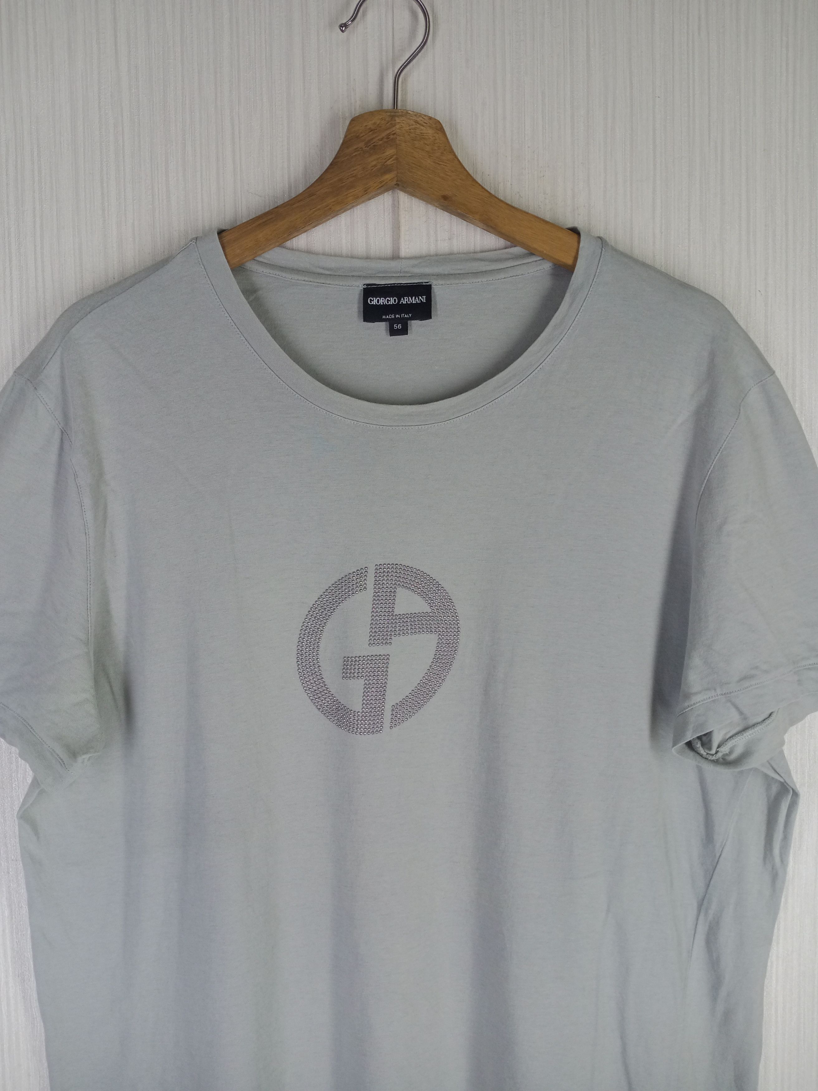 Emporio Armani × Giorgio Armani Rare Vintage Giorgio Armani Tshirt Size L / US 10 / IT 46 - 1 Thumbnail