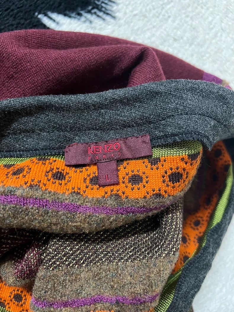 Kenzo KENZO sizeL Woolen floral skirt Size 26" / US 2 / IT 38 - 4 Thumbnail
