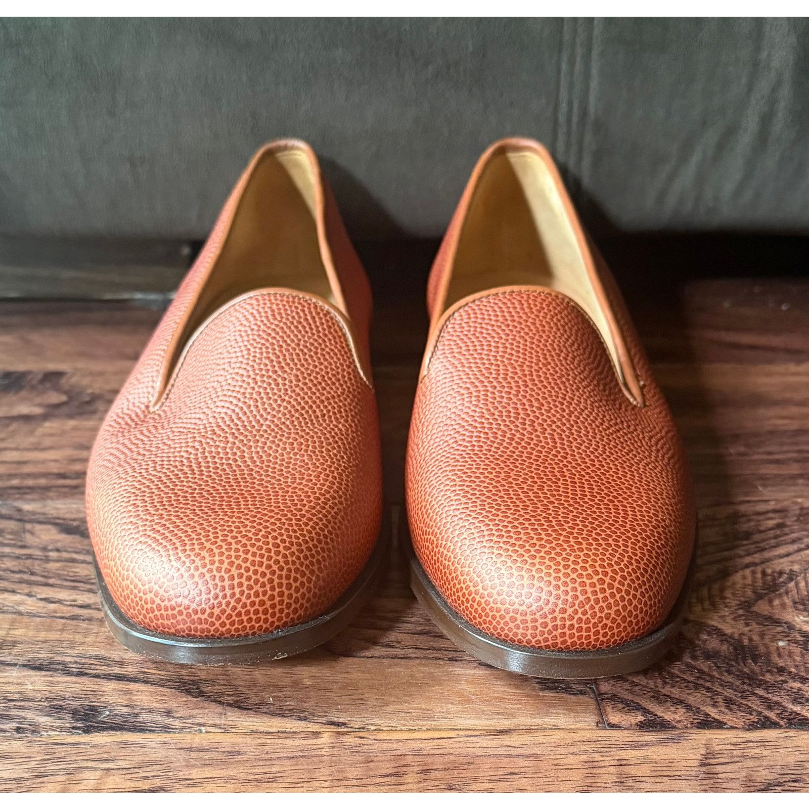 $1095 New Stubbs & Wootton Limited Edition 9.5 Loafers in Brown, Men's — image 4 of 6