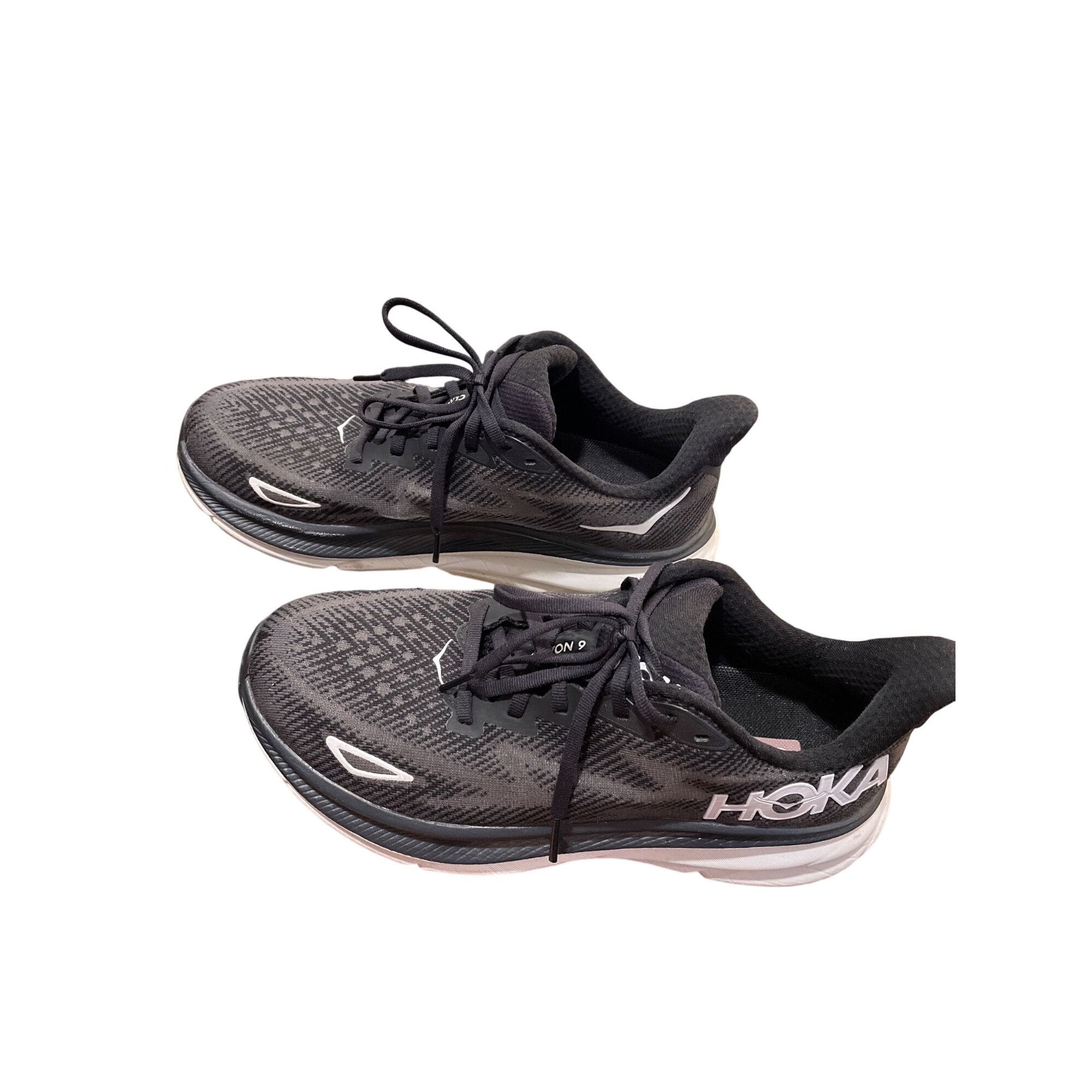 Hoka Hoka Clifton 9 wms black white running walking sneakers shoe Size US 8.5 / IT 38.5 - 3 Thumbnail