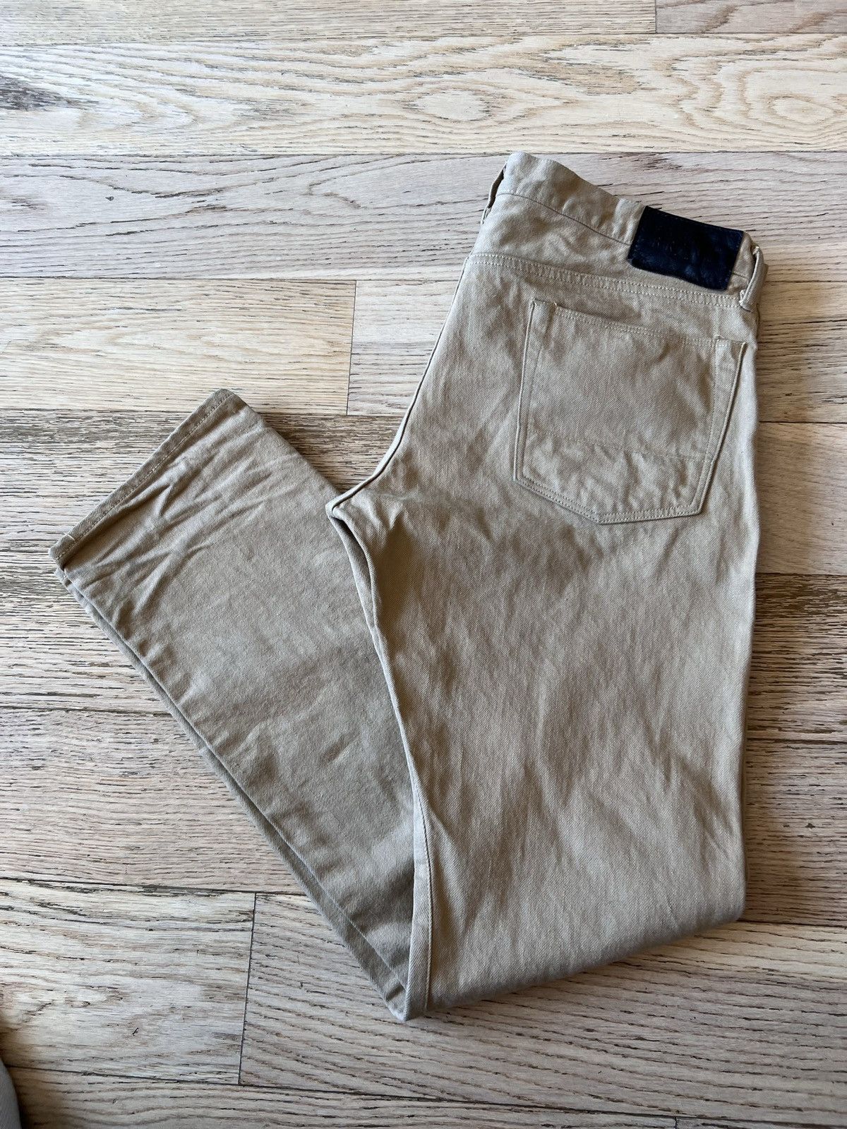 Fabric Brand & Co. × Japanese Brand × Vintage Vintage Fabric Brand & Co Selvidge Slim Fit Panta Japan Size US 38 / EU 54 - 8 Thumbnail