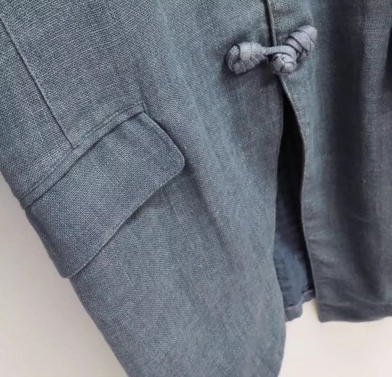Issey Miyake issey miyake Chinese-style button-down linen coat Size US M / EU 48-50 / 2 - 5 Thumbnail