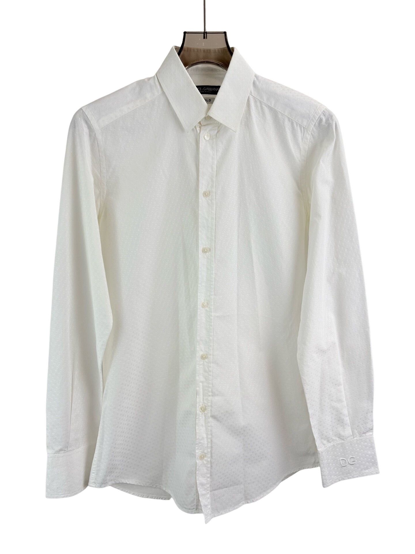 Dolce & Gabbana Dolce & Gabbana Cuff Embroidered Long Sleeve Shirt US S Size US S / EU 44-46 / 1 - 1 Thumbnail