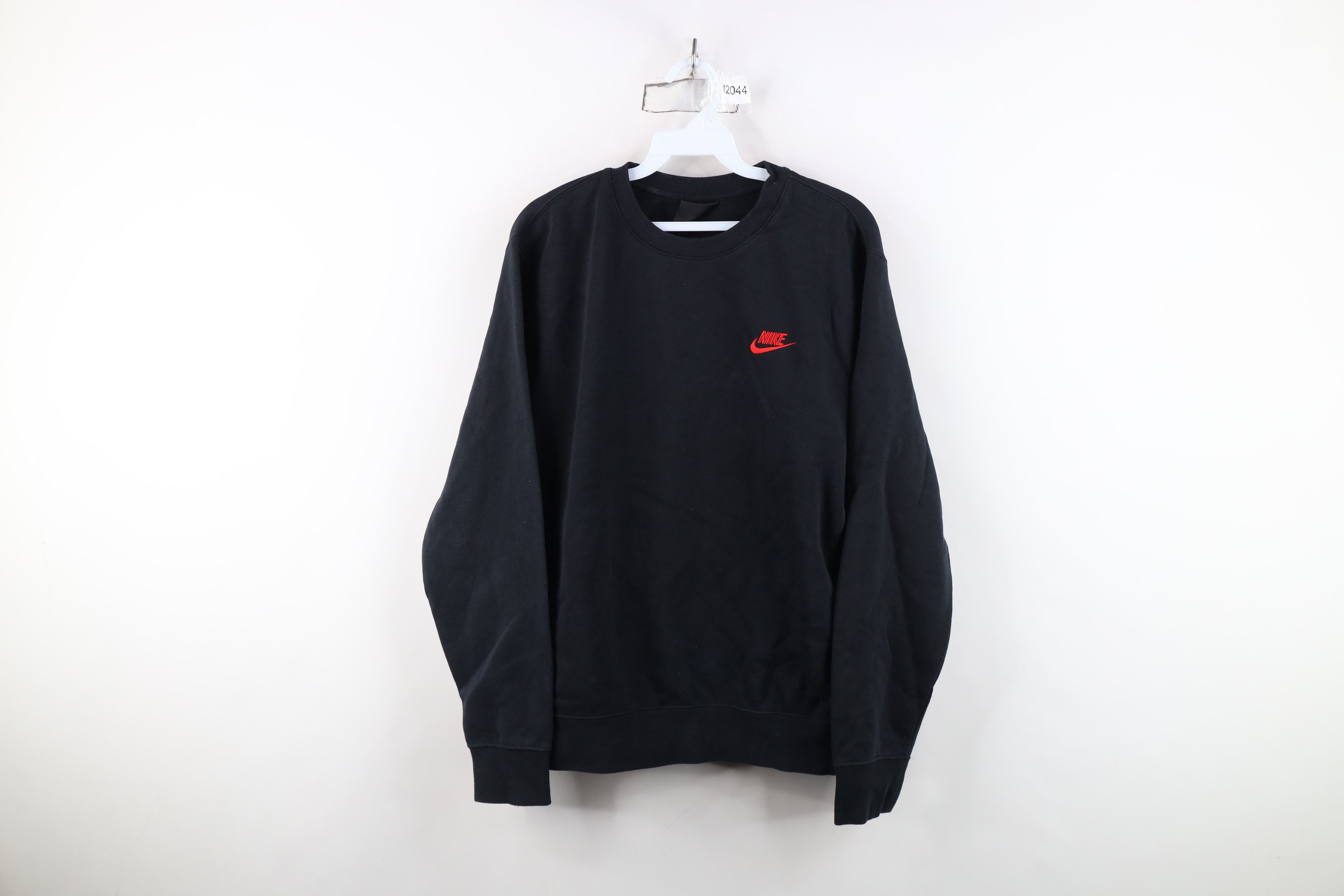 Nike Vintage Y2K Nike Scott Mini Swoosh Crewneck Sweatshirt Black Size US S / EU 44-46 / 1 - 1 Thumbnail