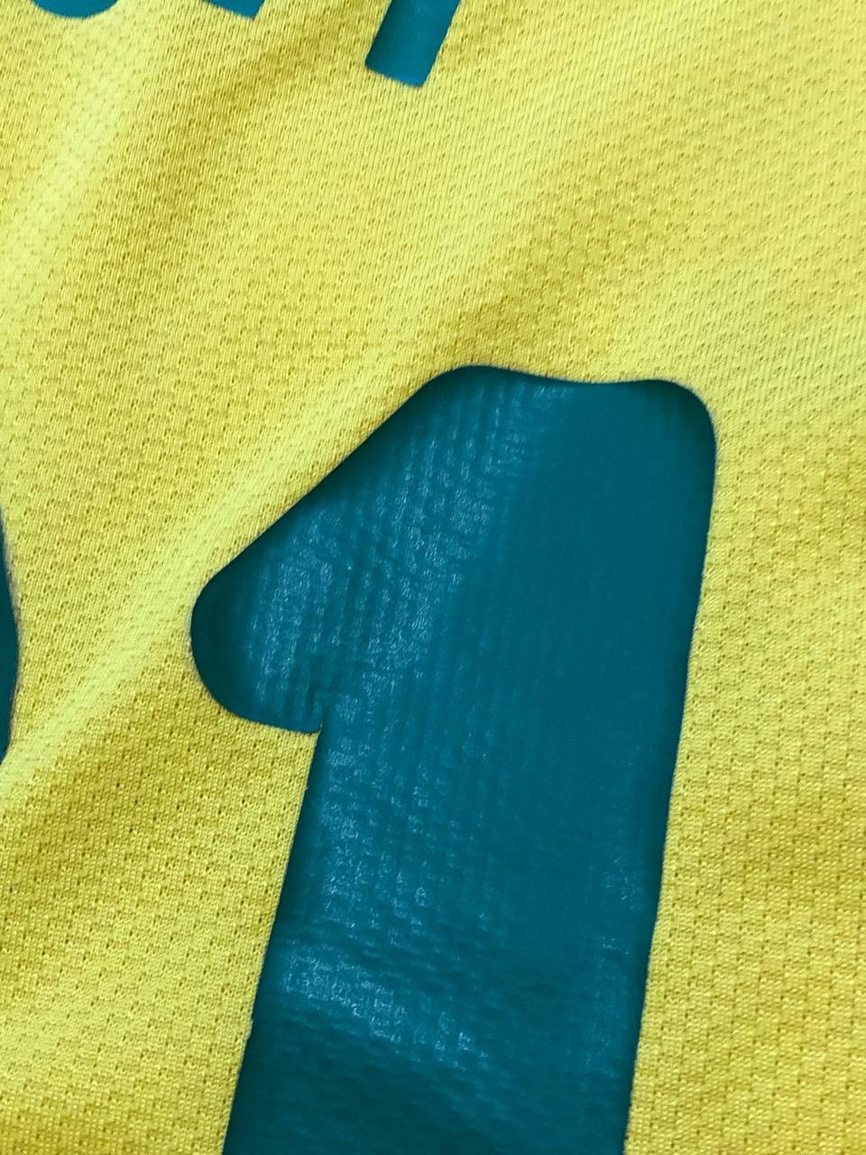 Nike Vintage Jerseys Nike yellow T-shirt Y2K football #21 ASH Size US M / EU 48-50 / 2 - 14 Thumbnail
